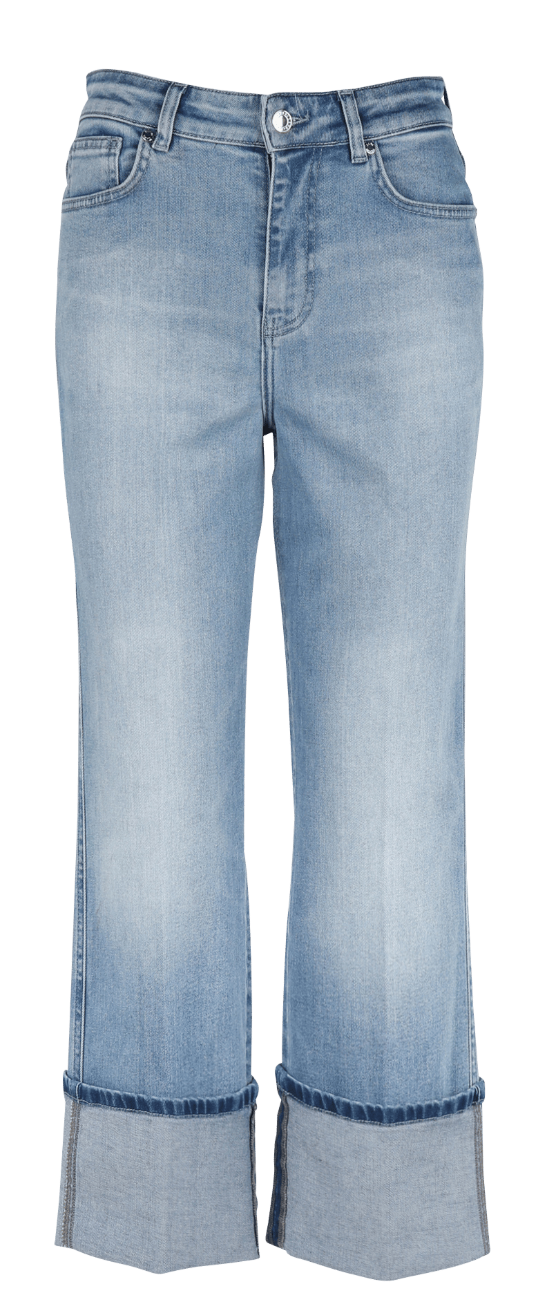 Jean droit en coton mélangé ZAPA Bleu