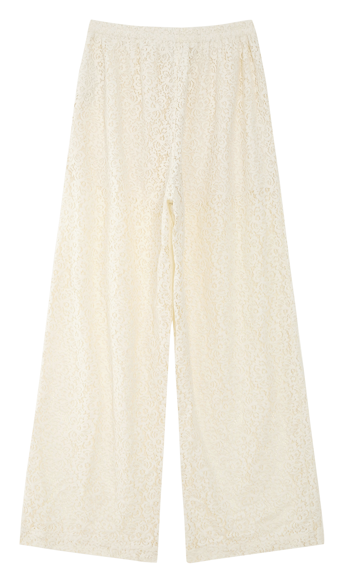 Pantalon ample en dentelle GRACE ET MILA Blanc