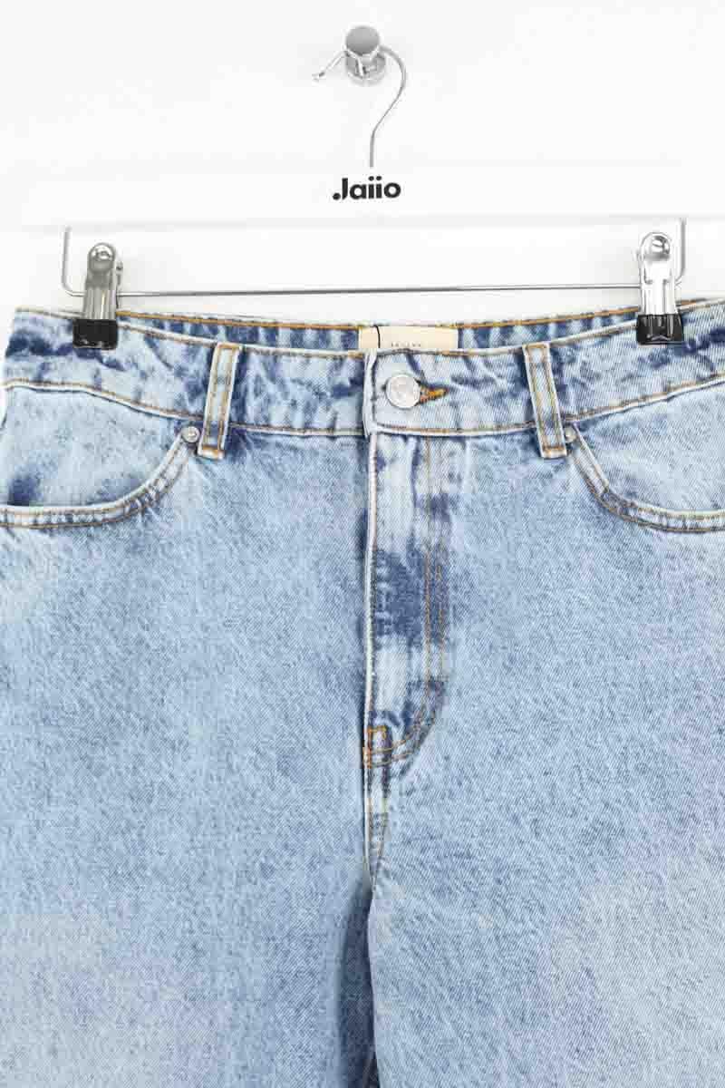 Straight cotton-blend pants SEZANE - Seconde main Blue