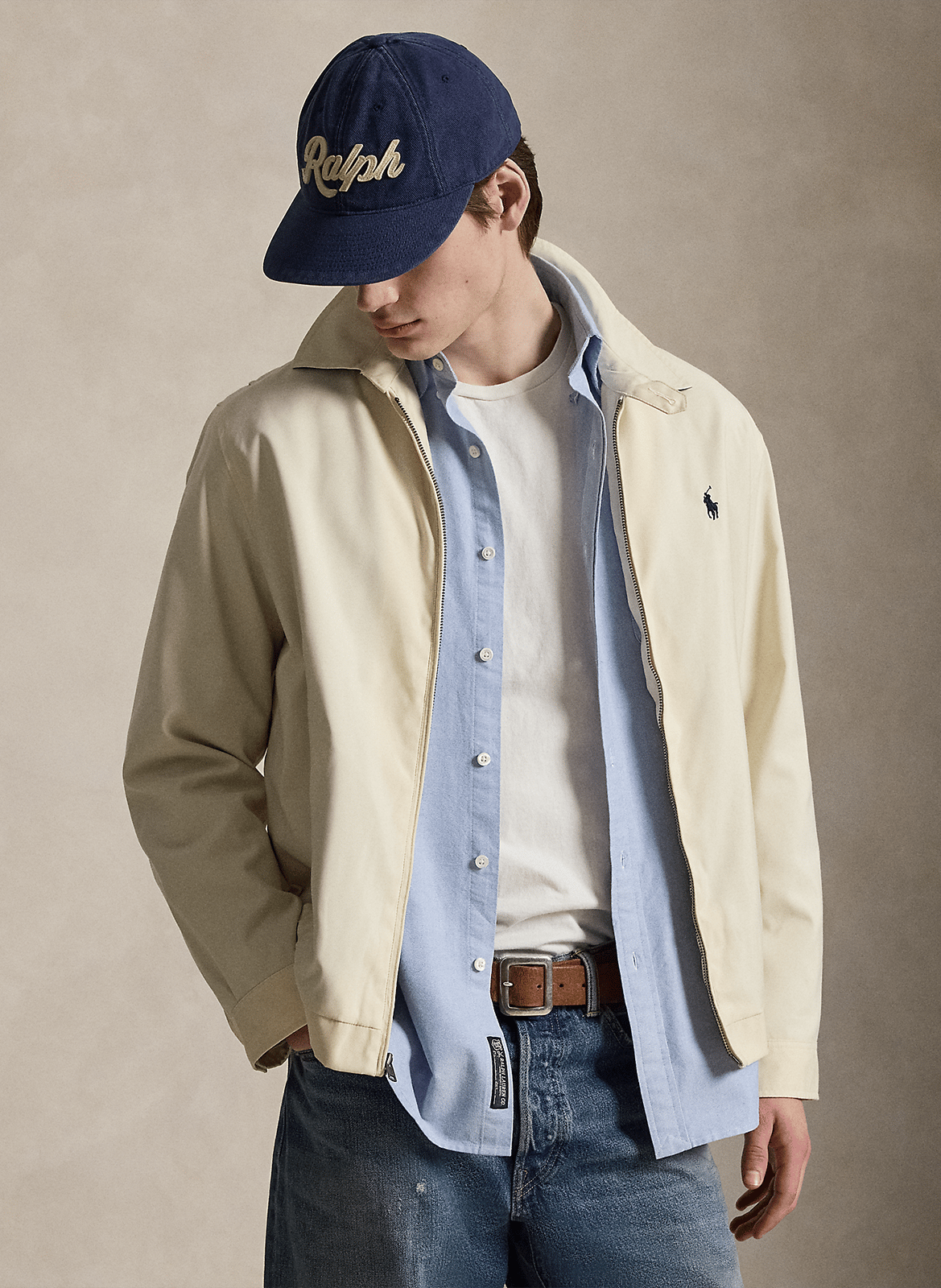 Jacket with classic collar POLO RALPH LAUREN Blue