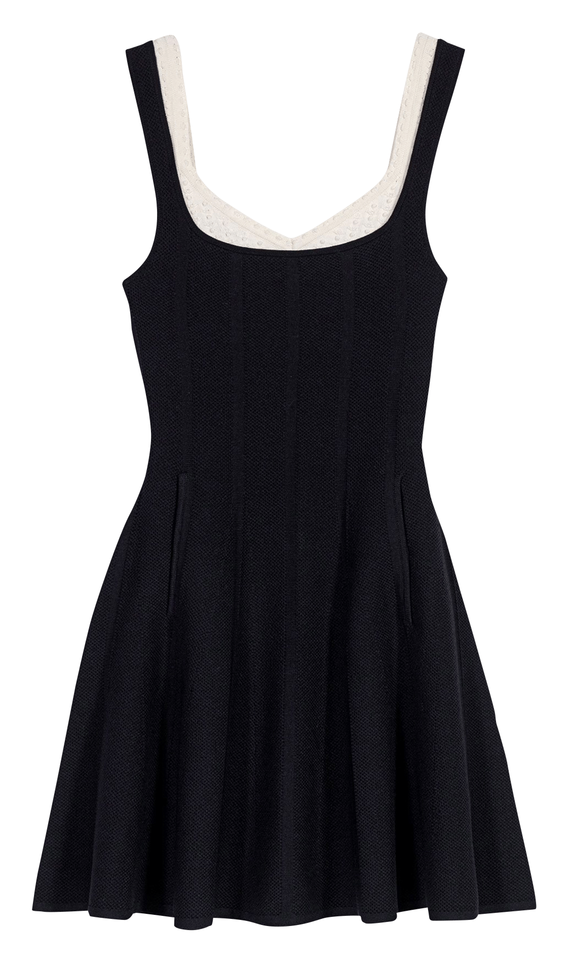 Robe courte effet 2-en-1 MAJE Noir
