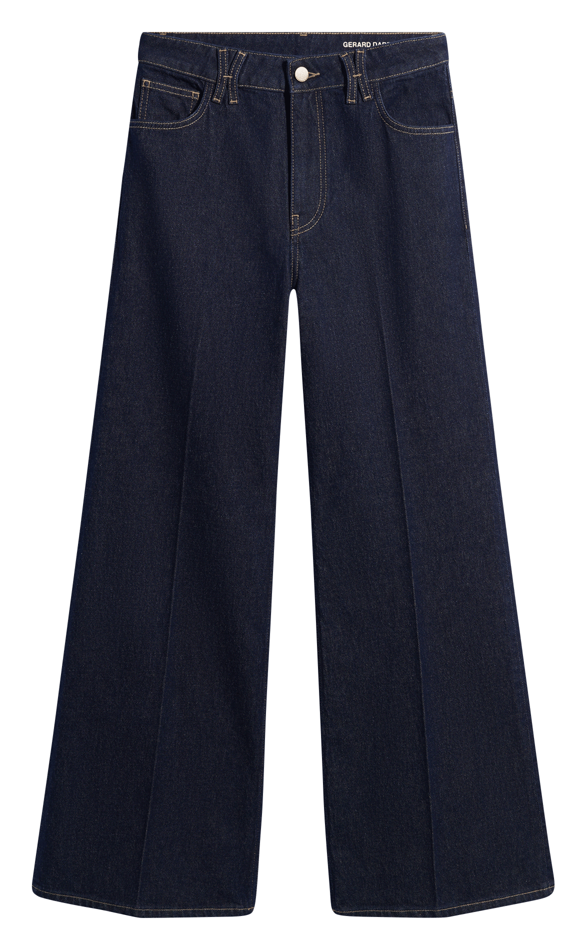 Wide-leg cotton-blend jeans GERARD DAREL Blue
