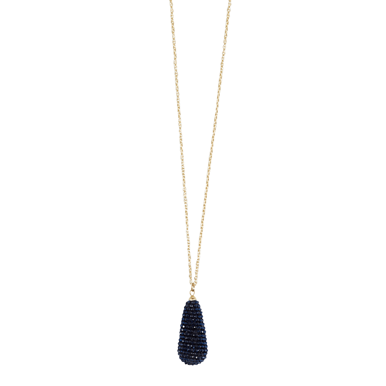 Long necklace LA FEE MARABOUTEE Blue