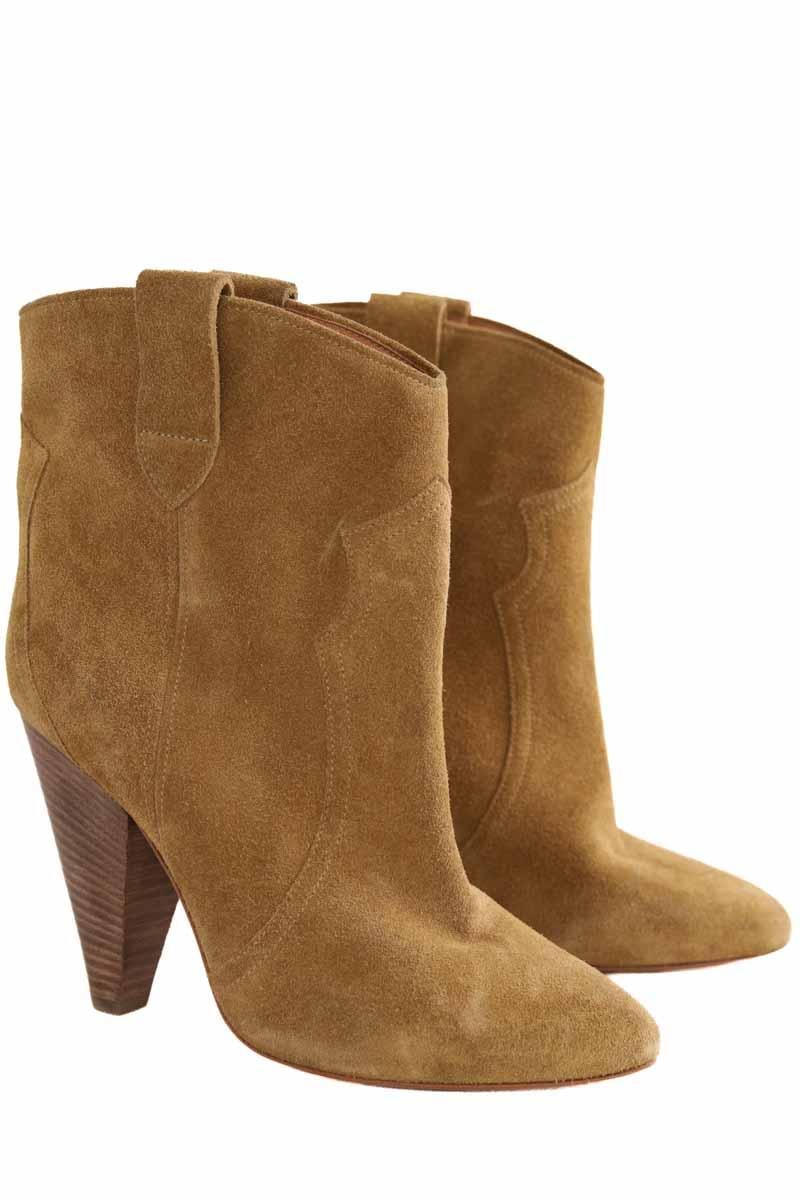 Ankle boots ISABEL MARANT ÉTOILE - SECONDE MAIN Brown