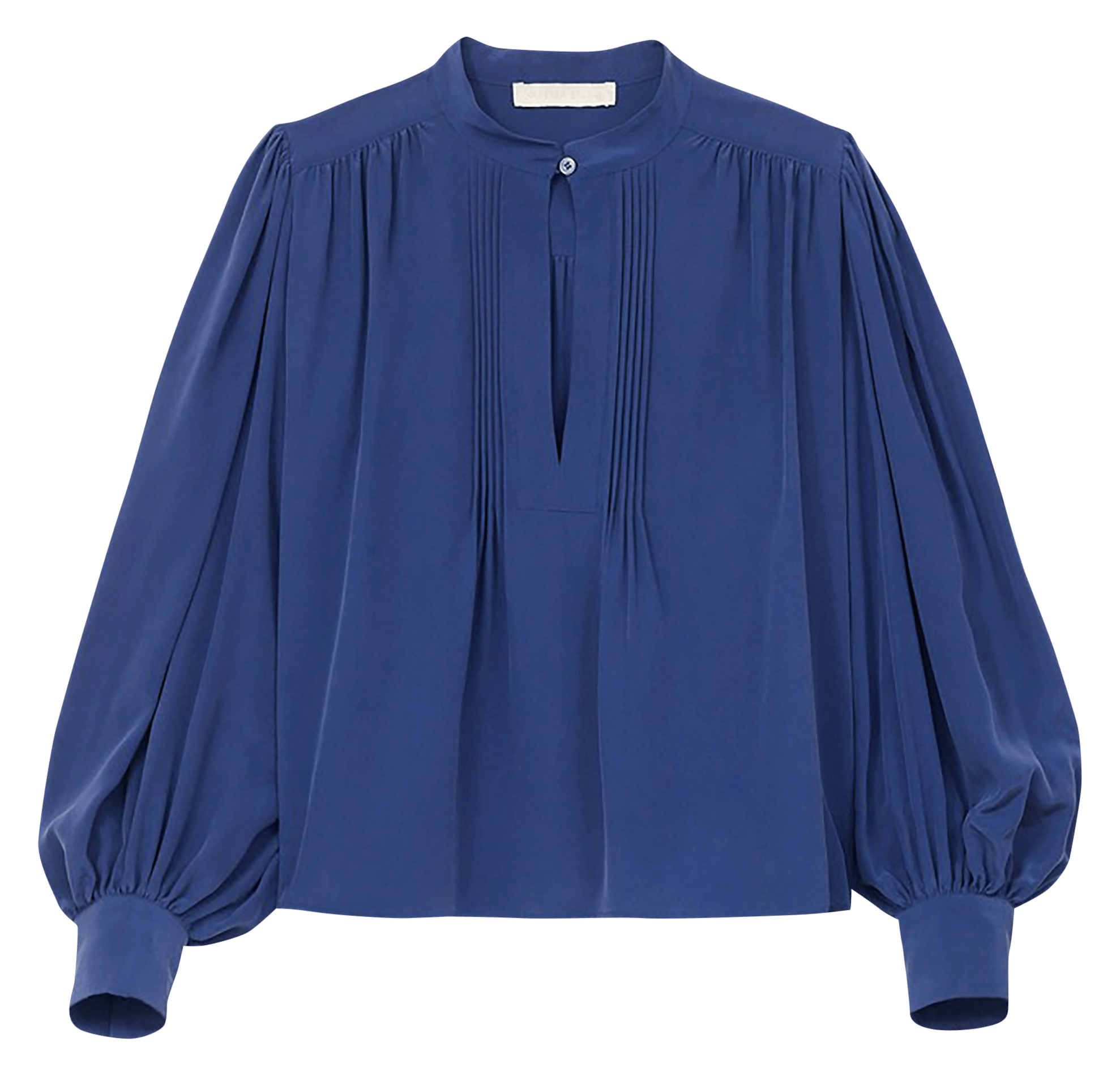 Round-neck floral pattern blouse VANESSA BRUNO Blue
