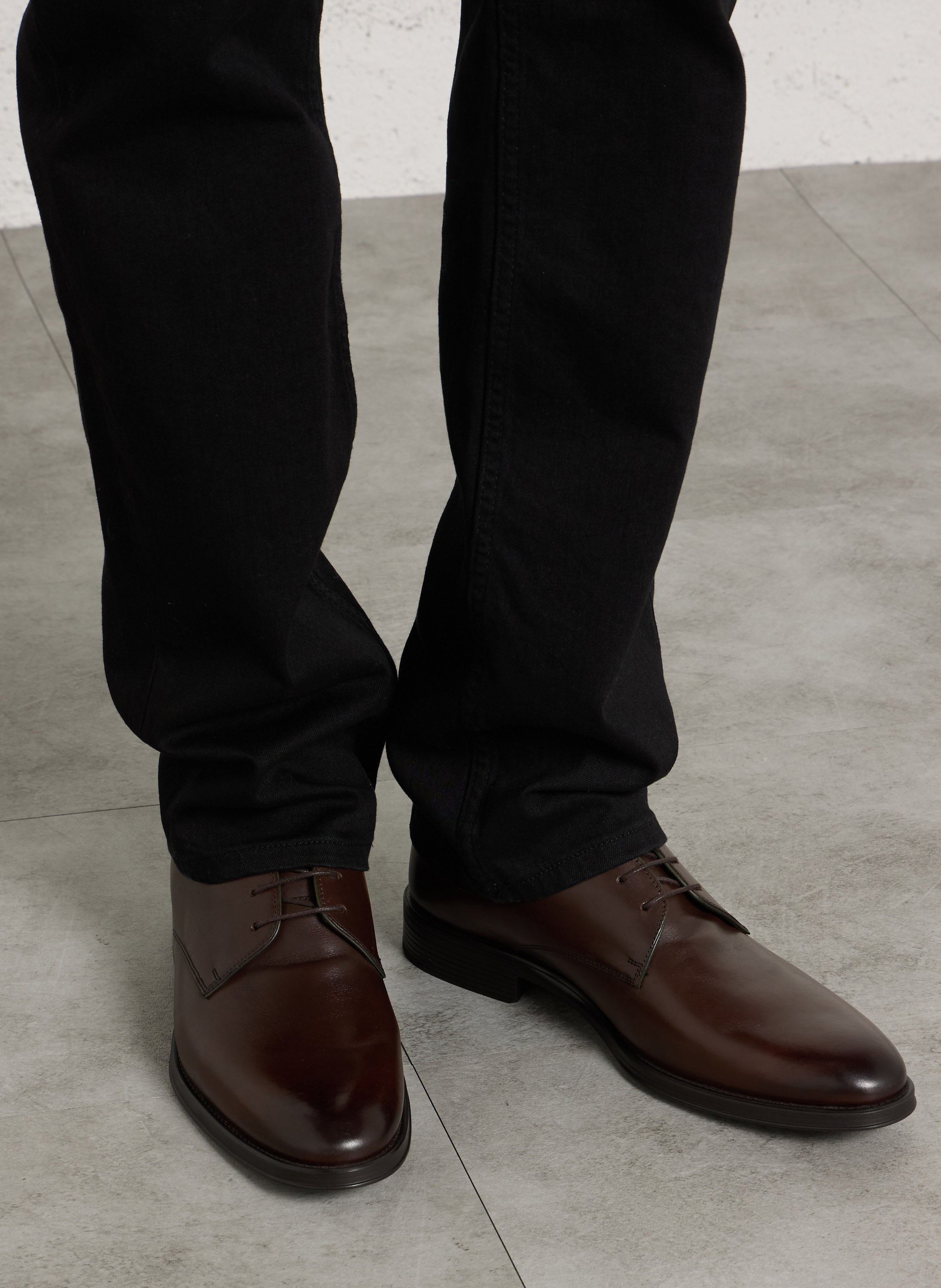 Leather Derby shoes PAUL SMITH Brown