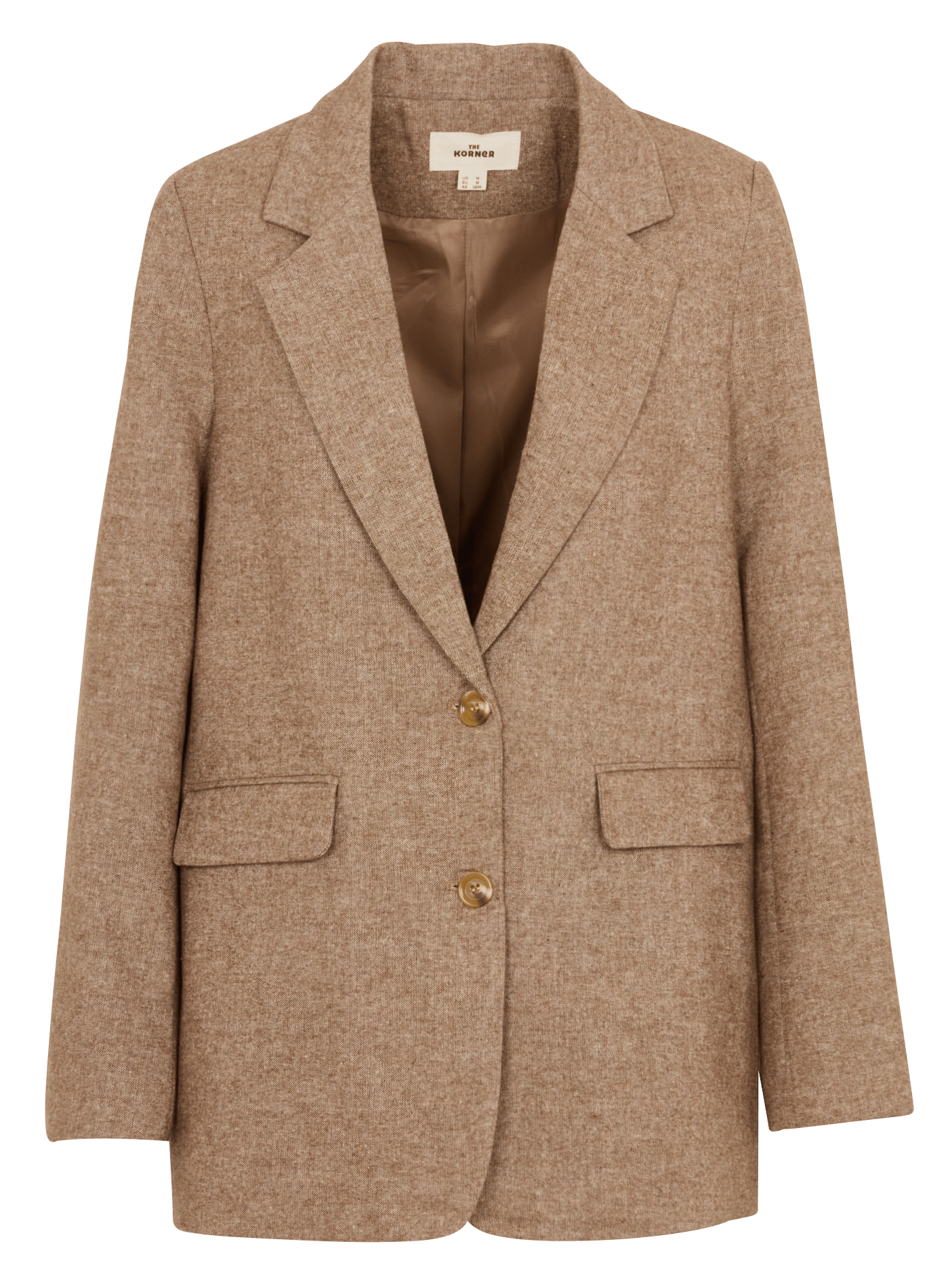 Gerade Blazer-Jacke THE KORNER Gelb