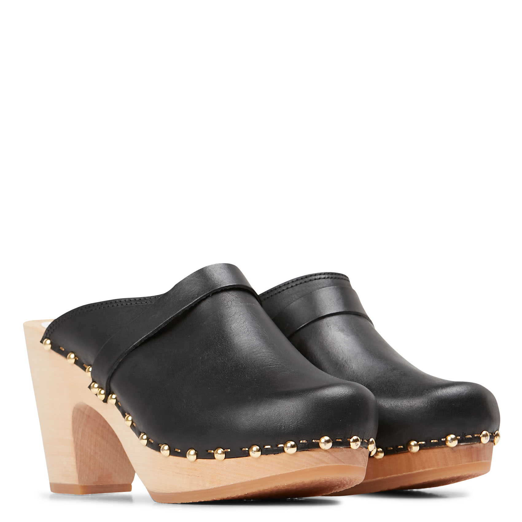 Leder-Clogs mit Absatz SABOTS YOUYOU Schwarz