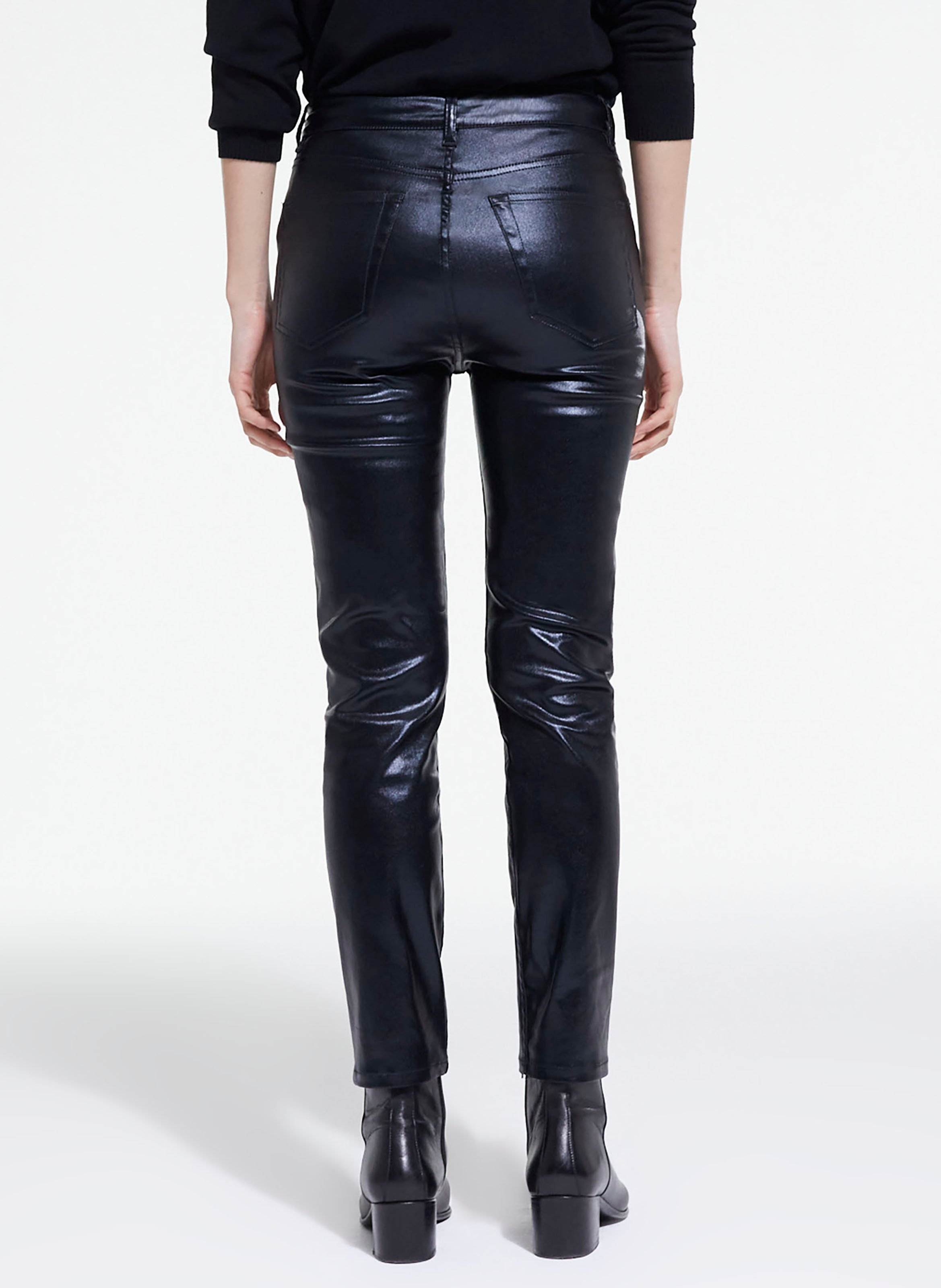 Cotton Blend Black Jeans main image 0