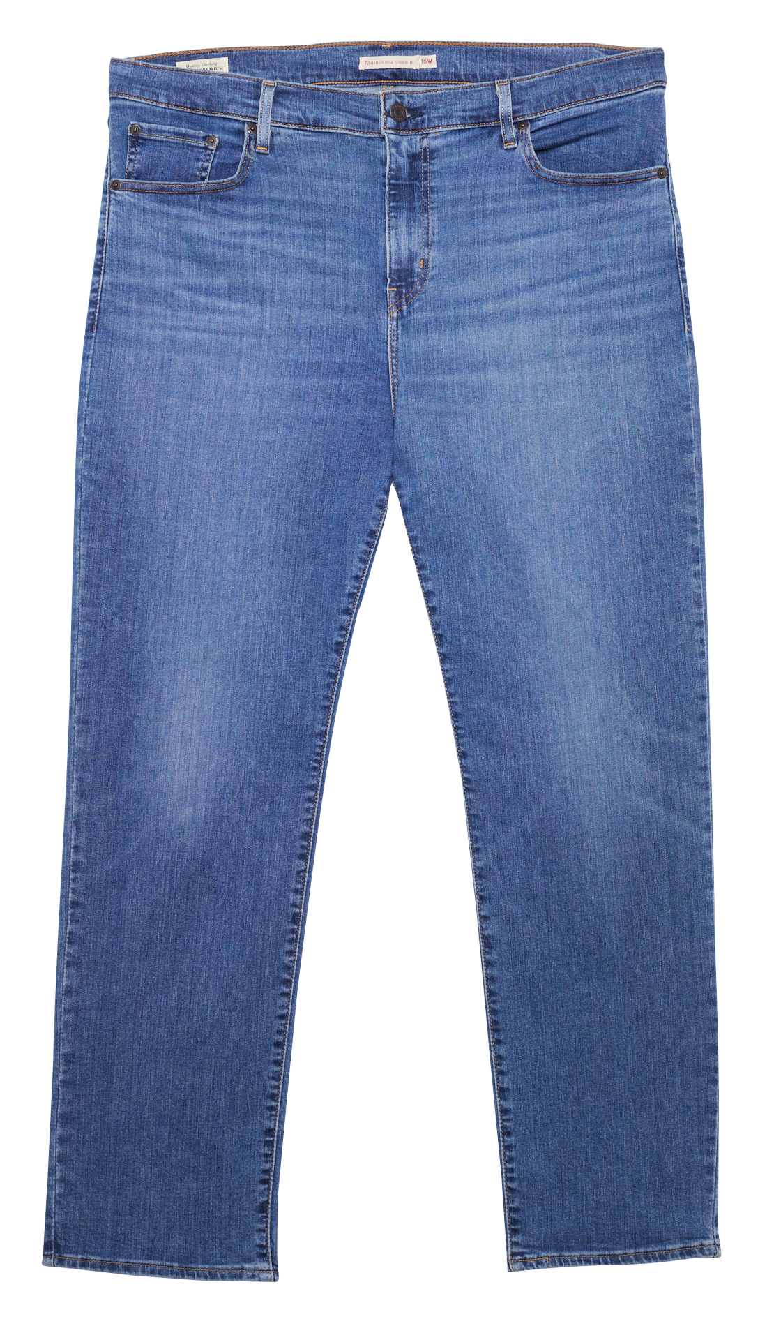 High-rise straight-leg jeans LEVI'S Faded jeans