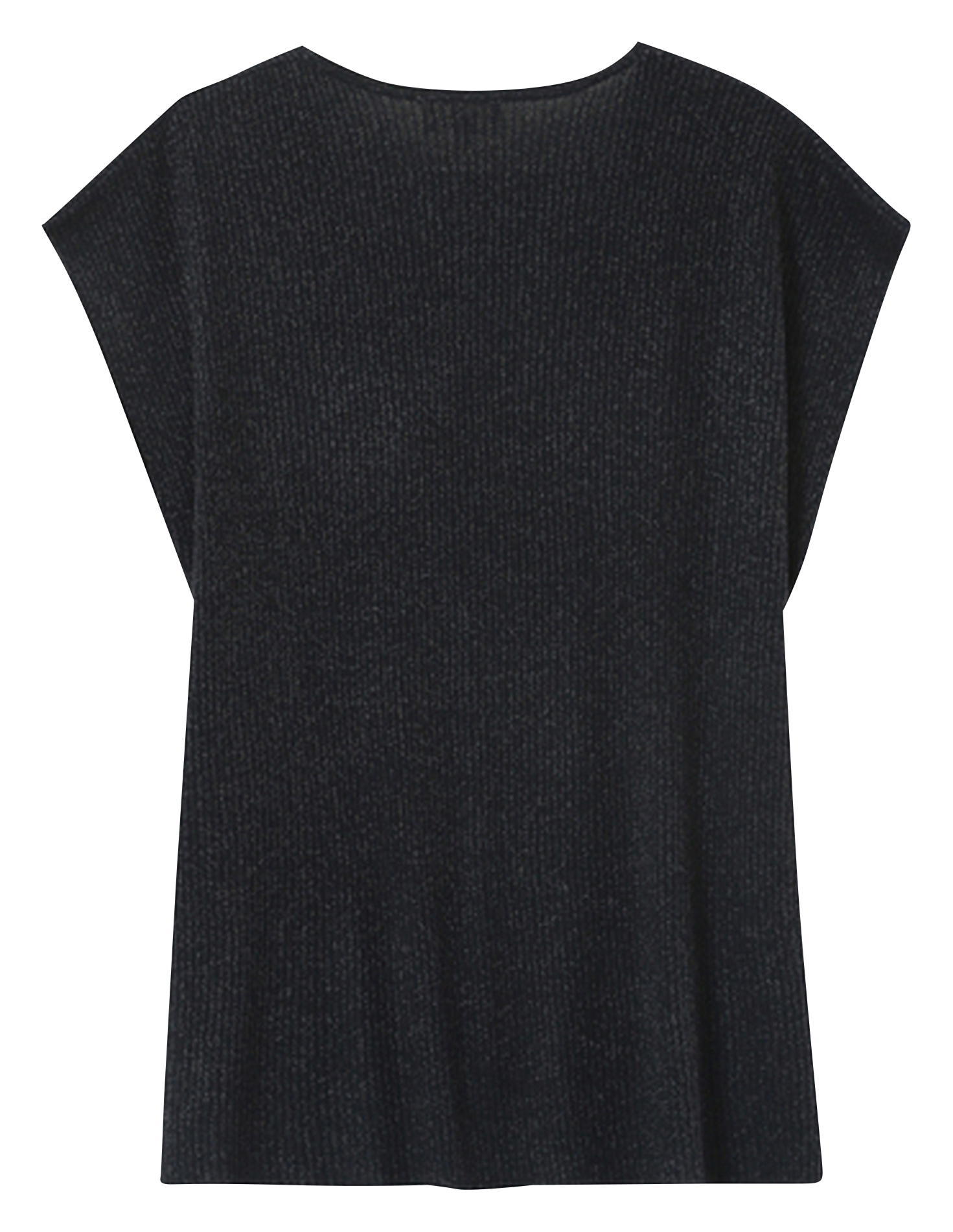 Short-sleeved sweater with V-neck GRACE ET MILA Blue