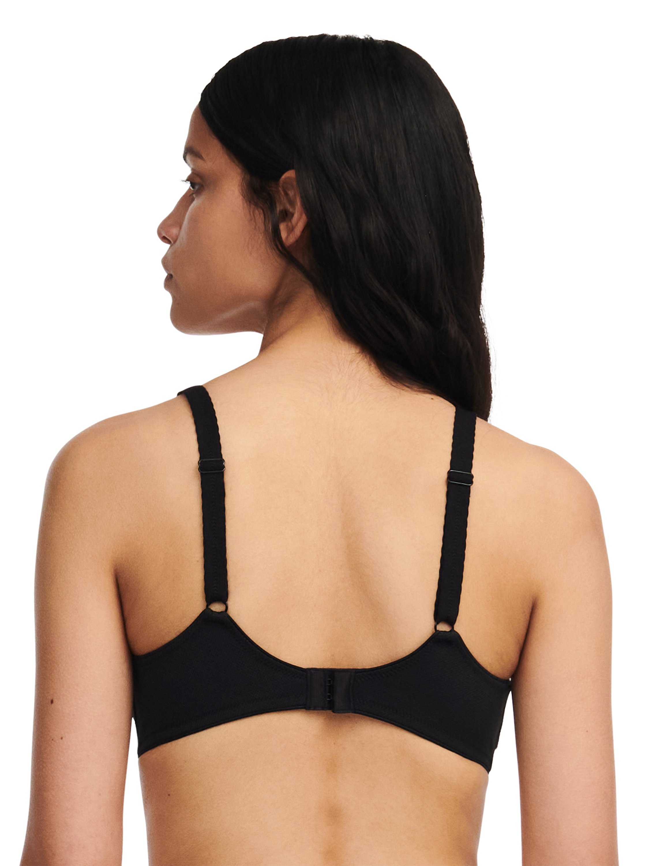Non-wired support bra with cups CHANTELLE Black