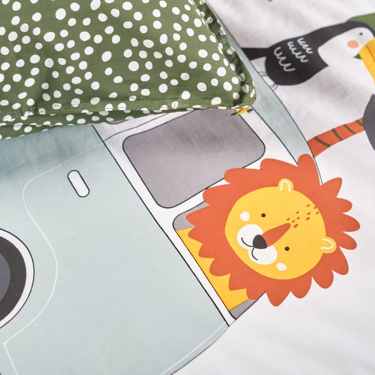 Cotton bedding set TODAY LINGE DE MAISON Green