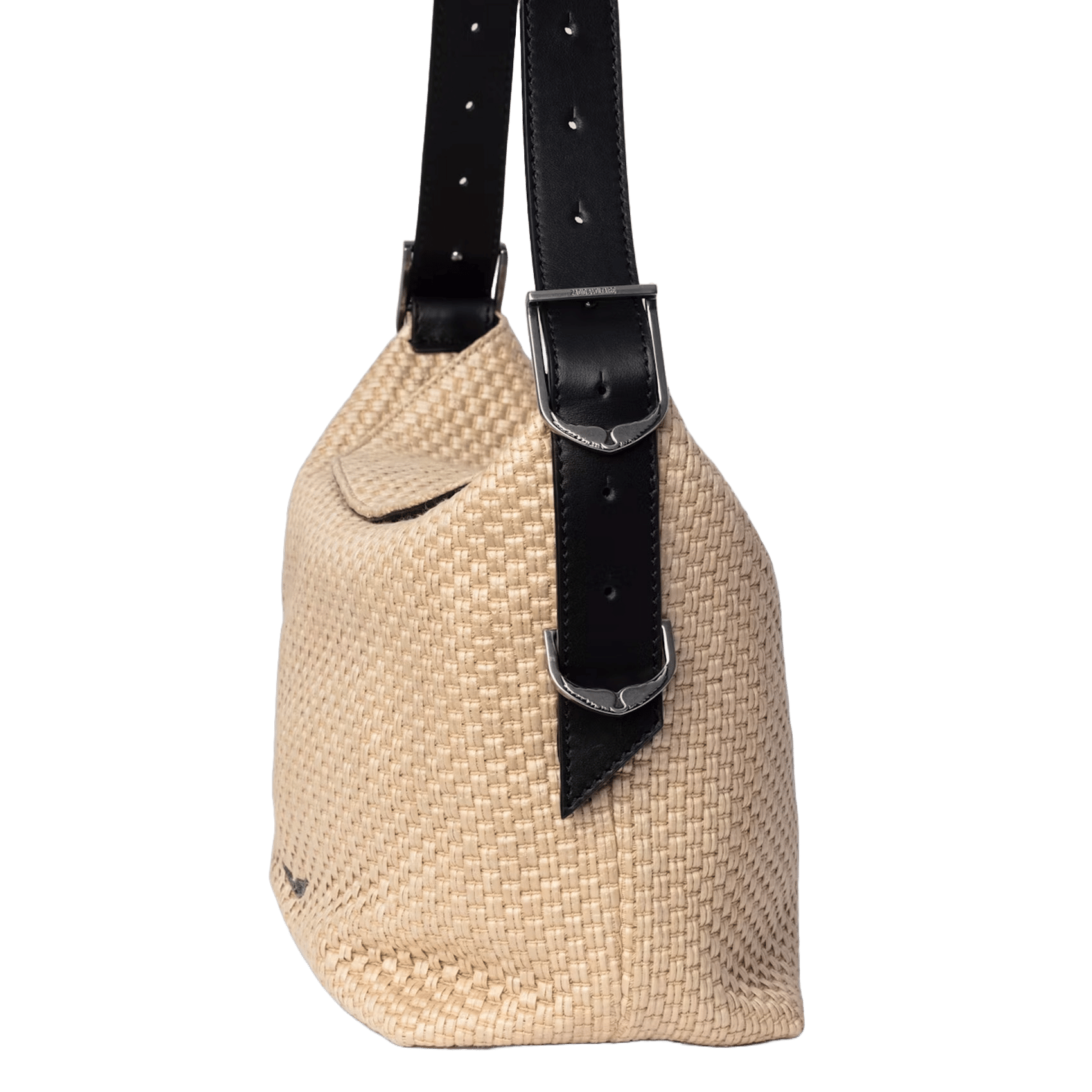 Shoulder bag in blended cotton ZADIG&VOLTAIRE Black