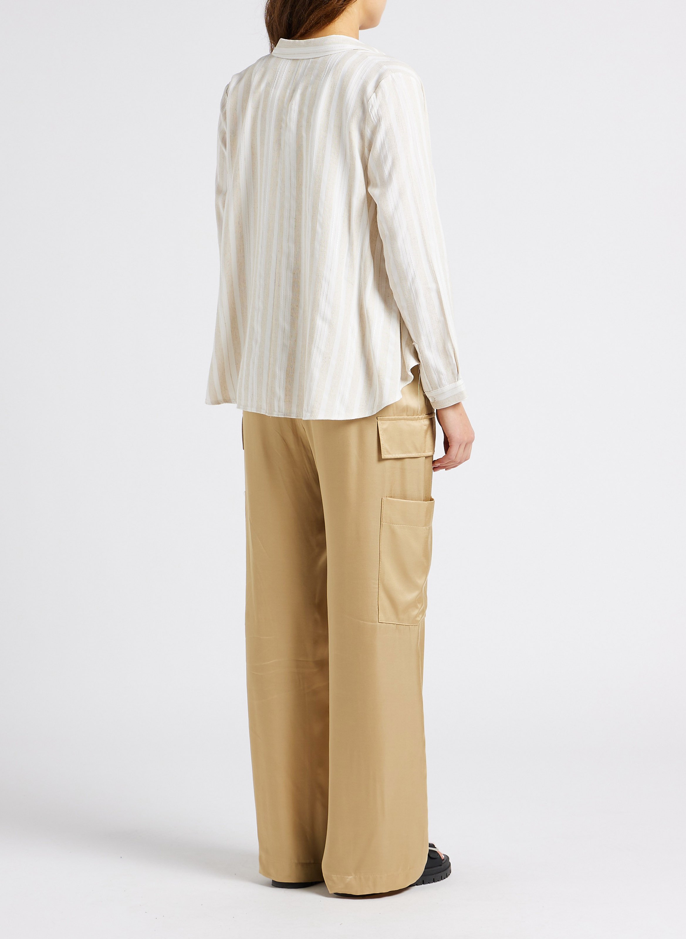 Chemise col classique ample IMPERIAL Beige