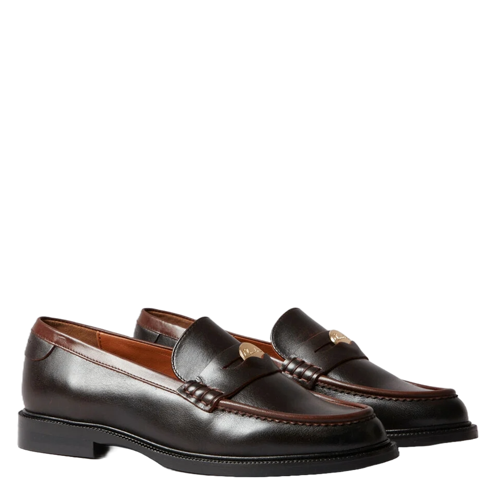 Mocassins en cuir CLAUDIE PIERLOT Marron