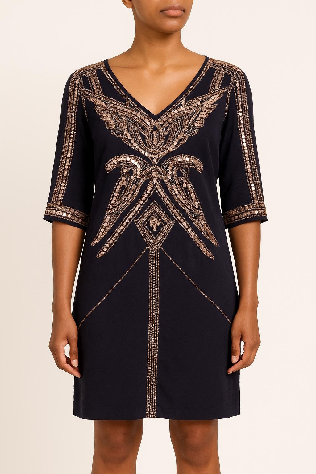 Midi dress ANTIK BATIK - Seconde Main Blue