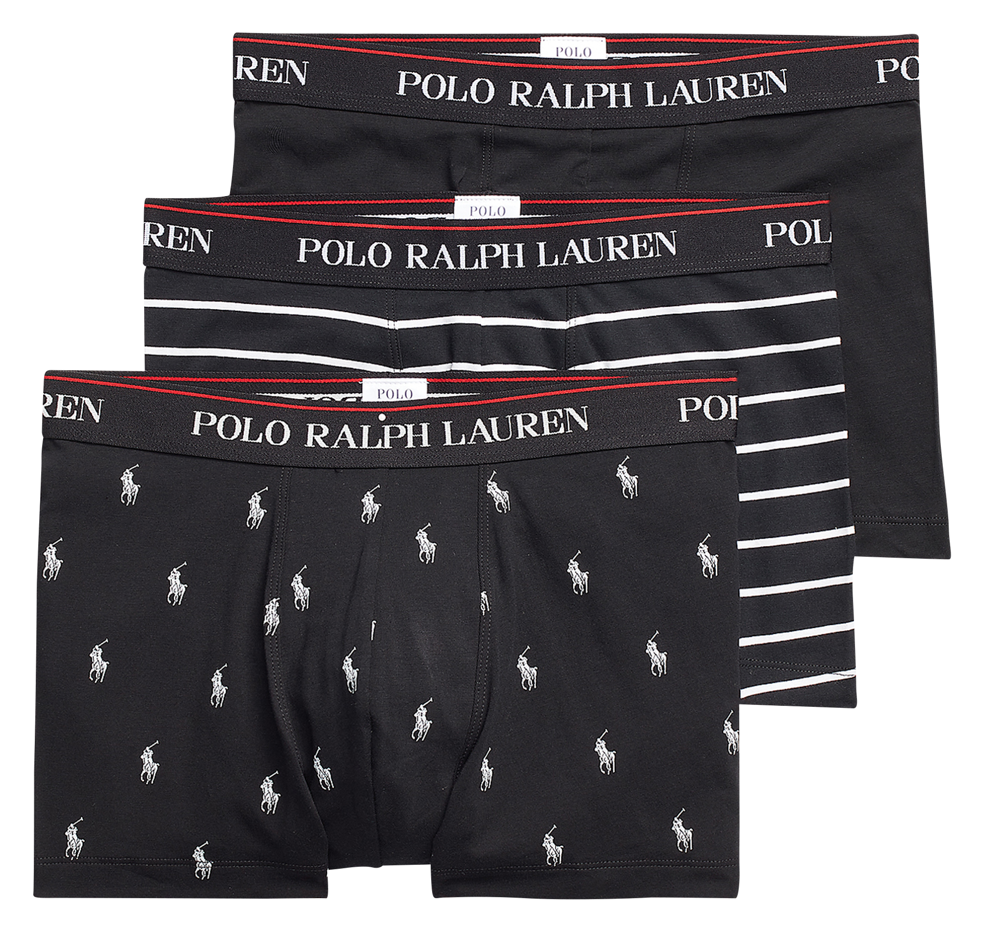 Lot de 3 boxers en coton mélangé POLO RALPH LAUREN