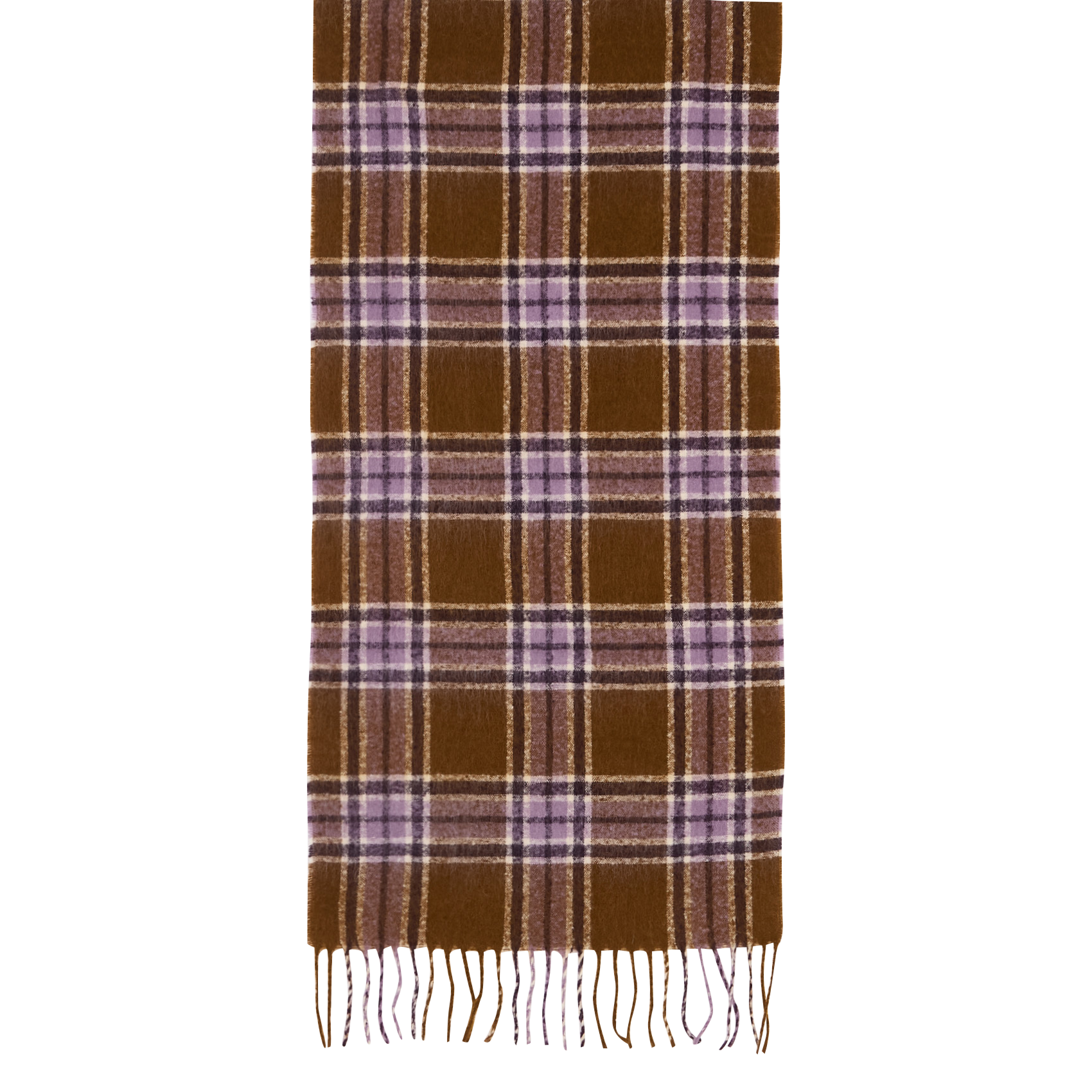 Tartan scarf MAISON 123 Brown