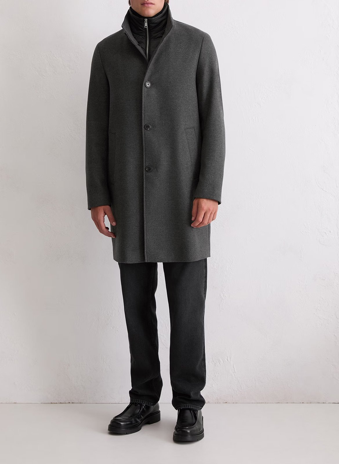 Manteau en laine mélangée  MARC O'POLO Gris