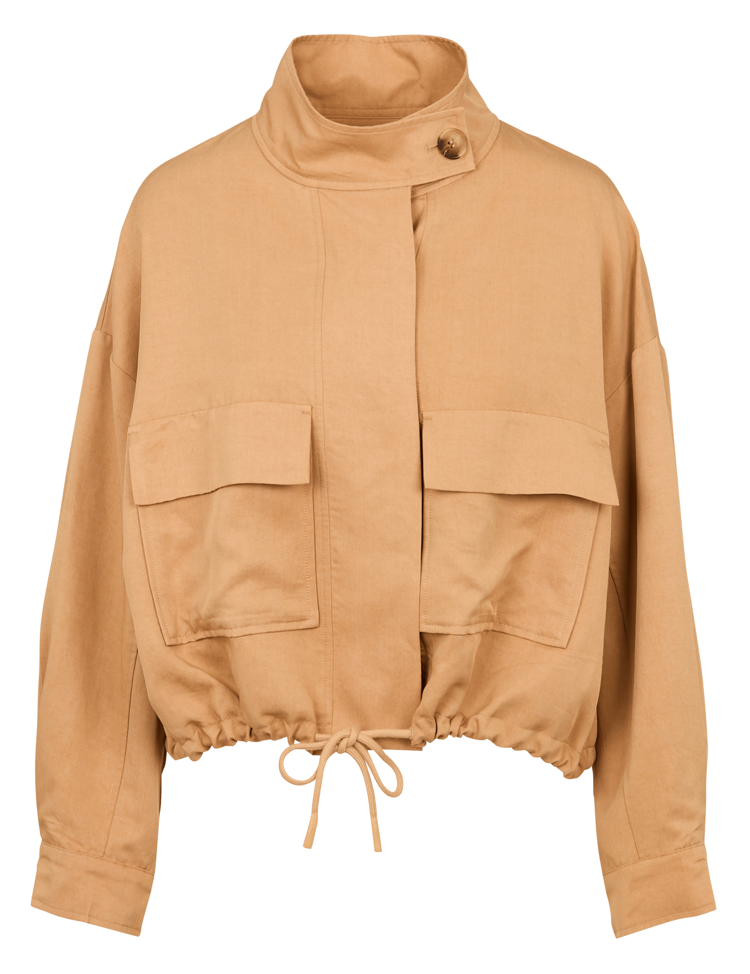 Veste courte col montant SUNCOO Beige