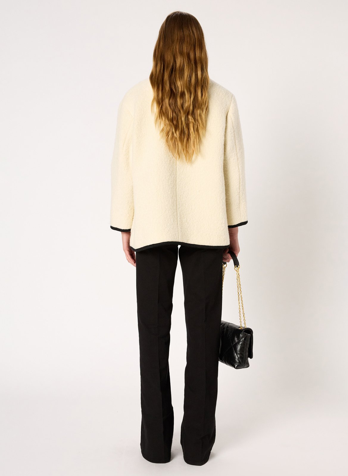 Jas van alpacawol GERARD DAREL Beige