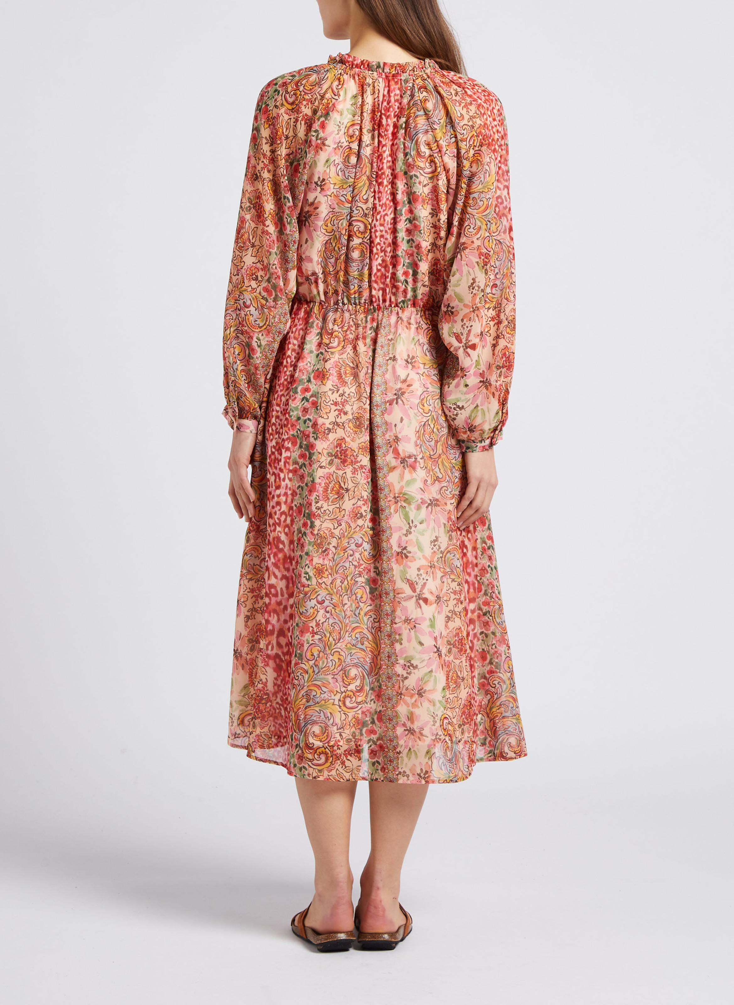 V-neck midi dress LA PETITE ETOILE Blue