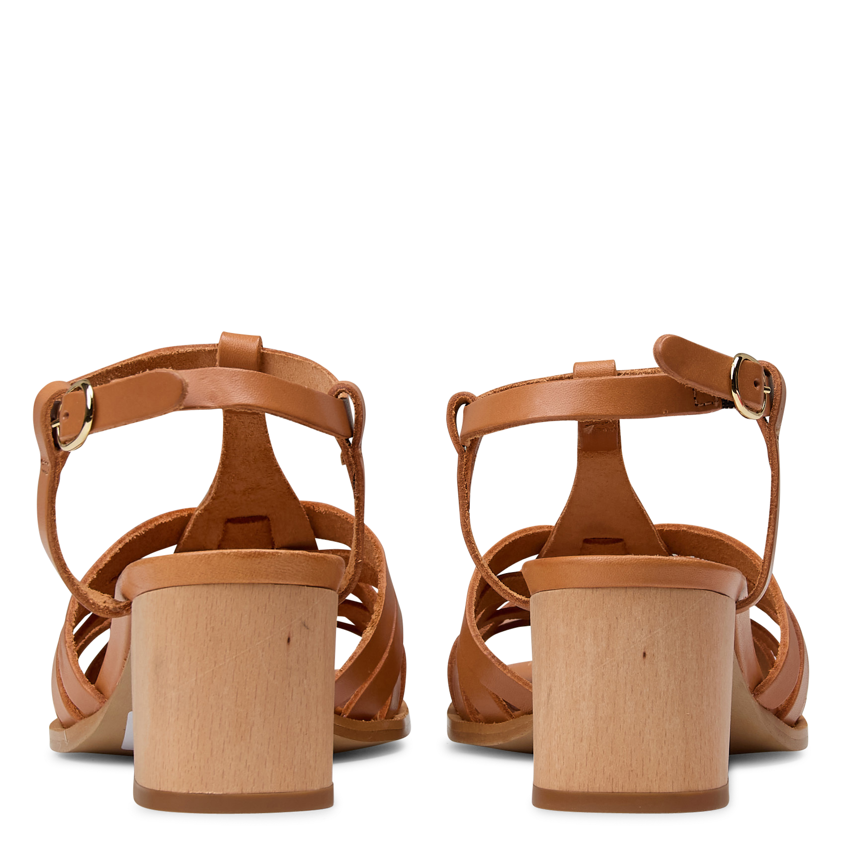 Alice - Ledersandalen mit Absatz MAISON 123 Beige