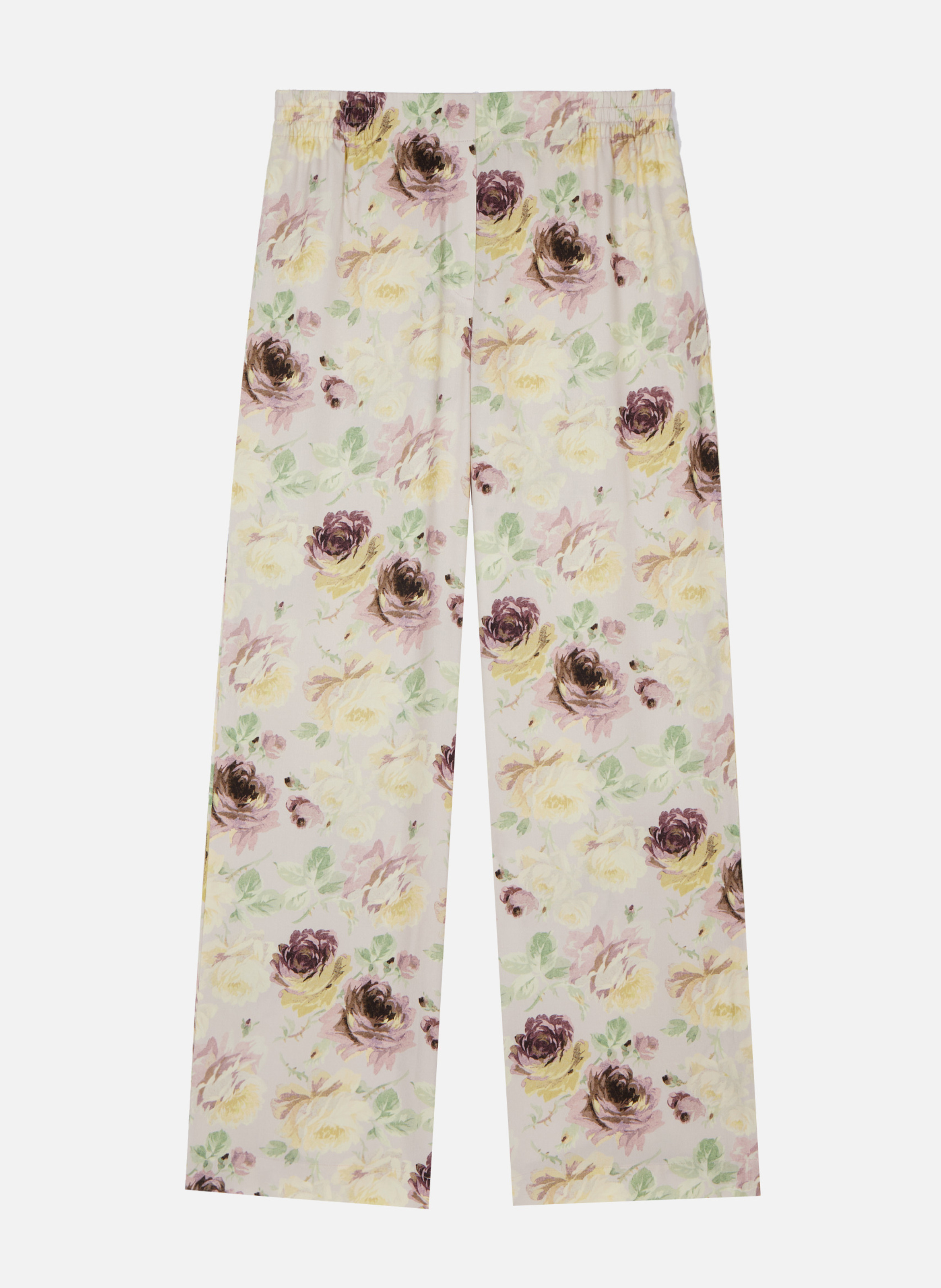 Pantalon fluide droit imprimé THE KOOPLES Rose