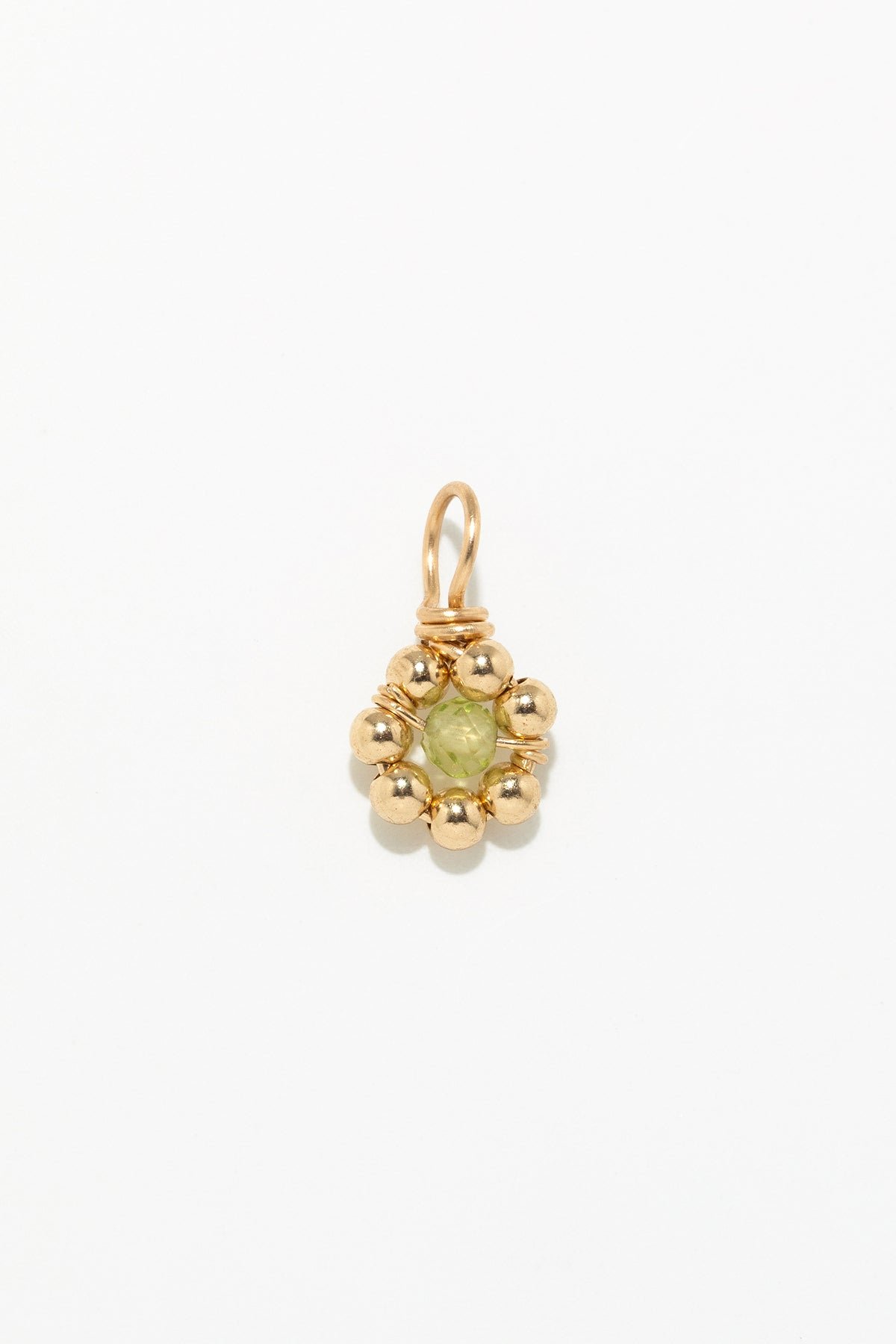Daisy pendant - peridot YAY Golden