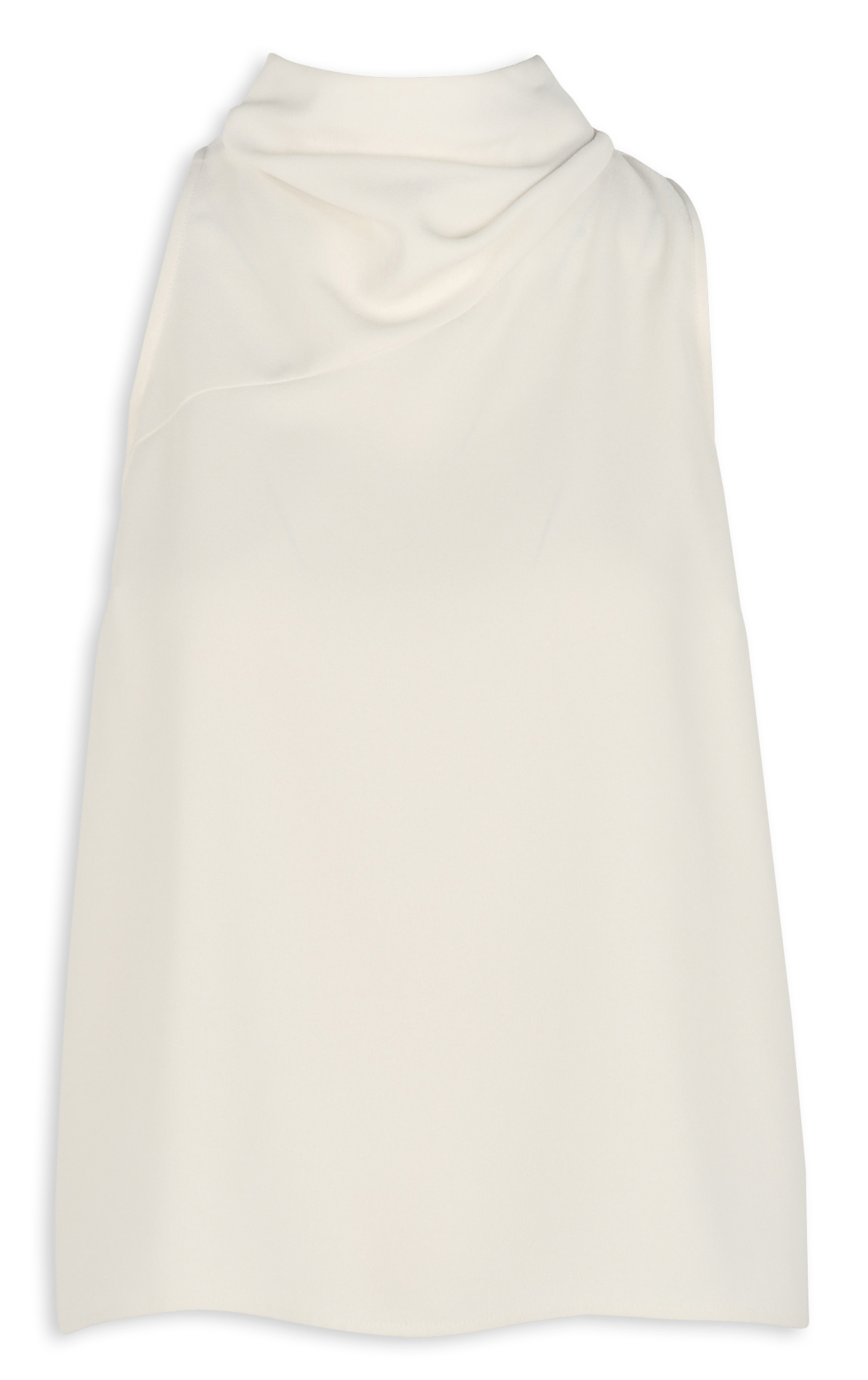 Straight high-neck top ZAPA White