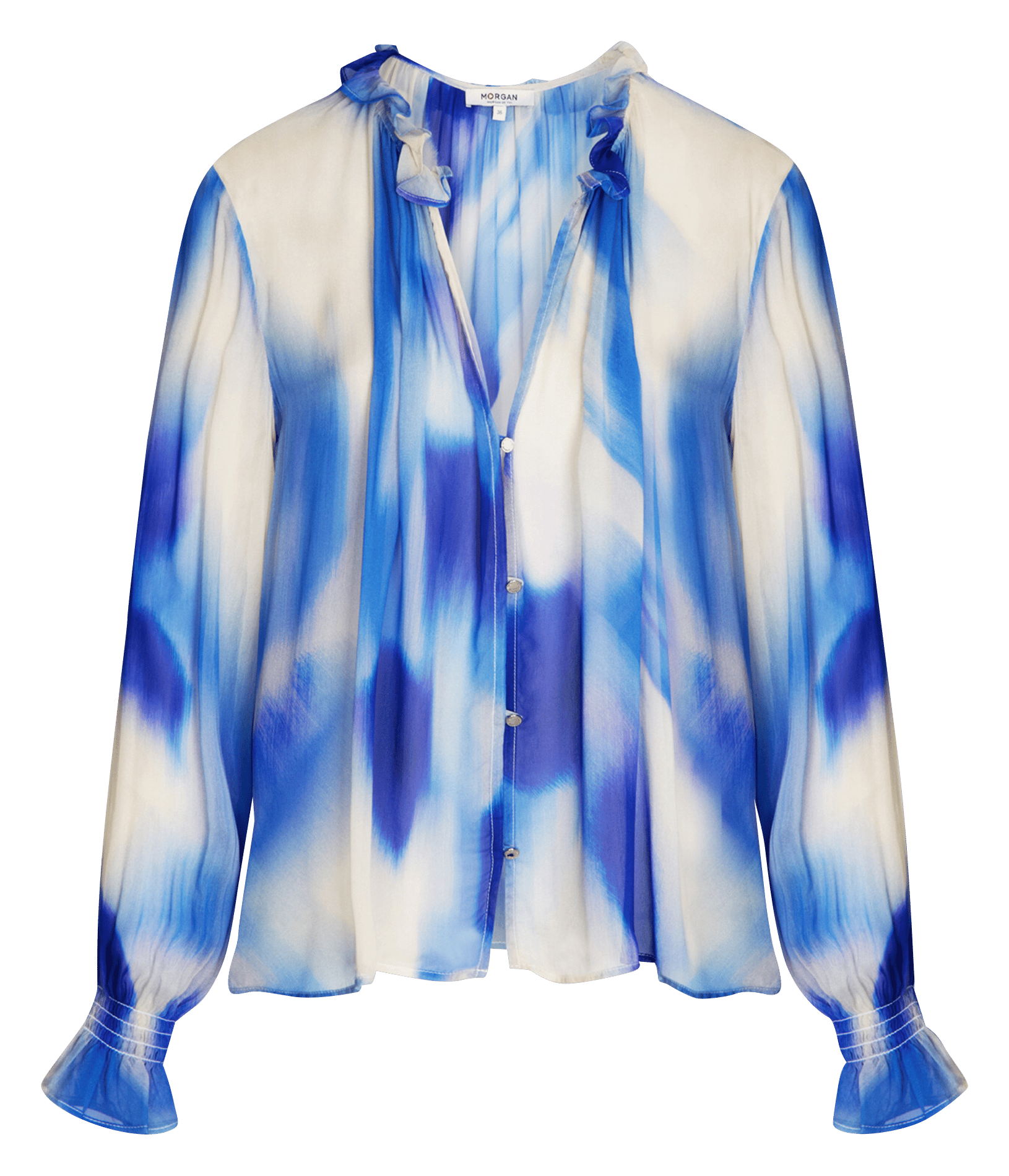 Blouse imprimée col v MORGAN Multicolore