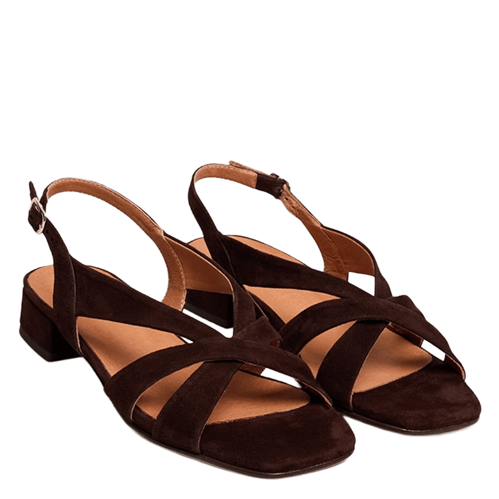 Sandales en cuir JONAK Marron