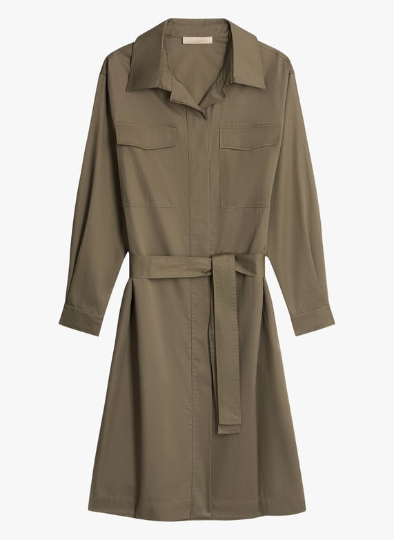vanessa bruno green dress Vanessa Bruno Arabelle Dress - Vert Fonce