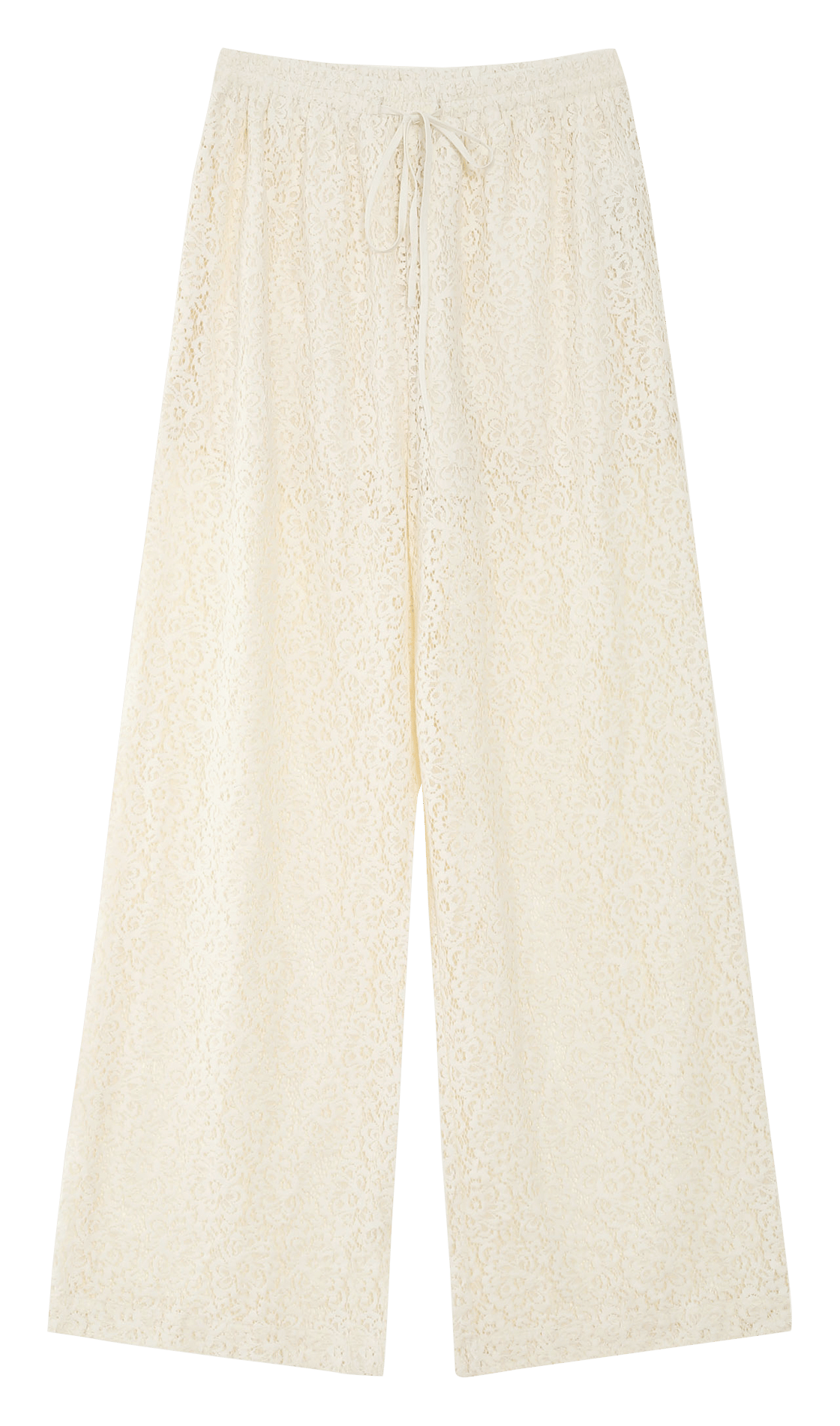 Pantalon ample en dentelle GRACE ET MILA Blanc