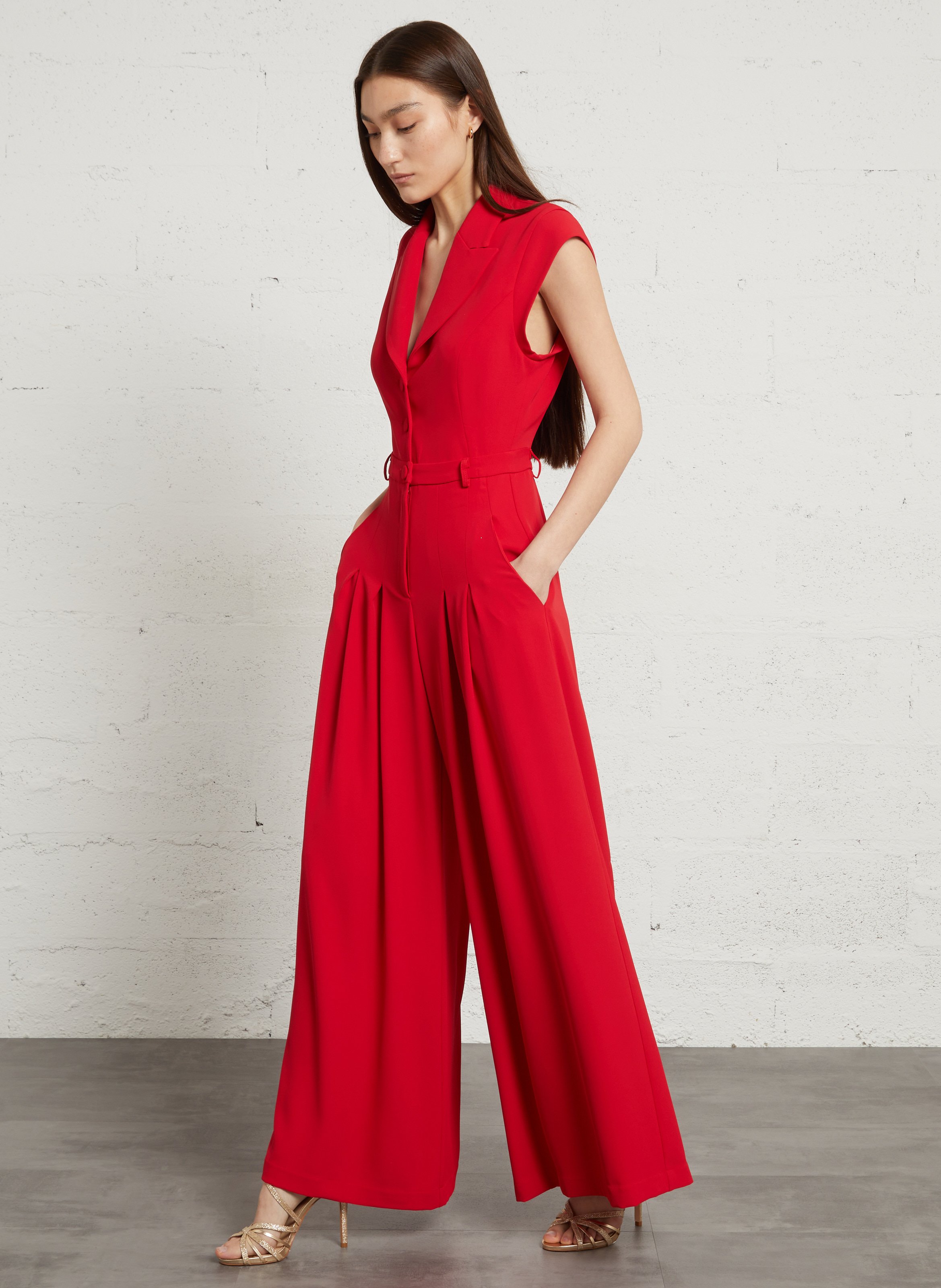 Glänzende High Heel Sandalen COSMOPARIS Golden