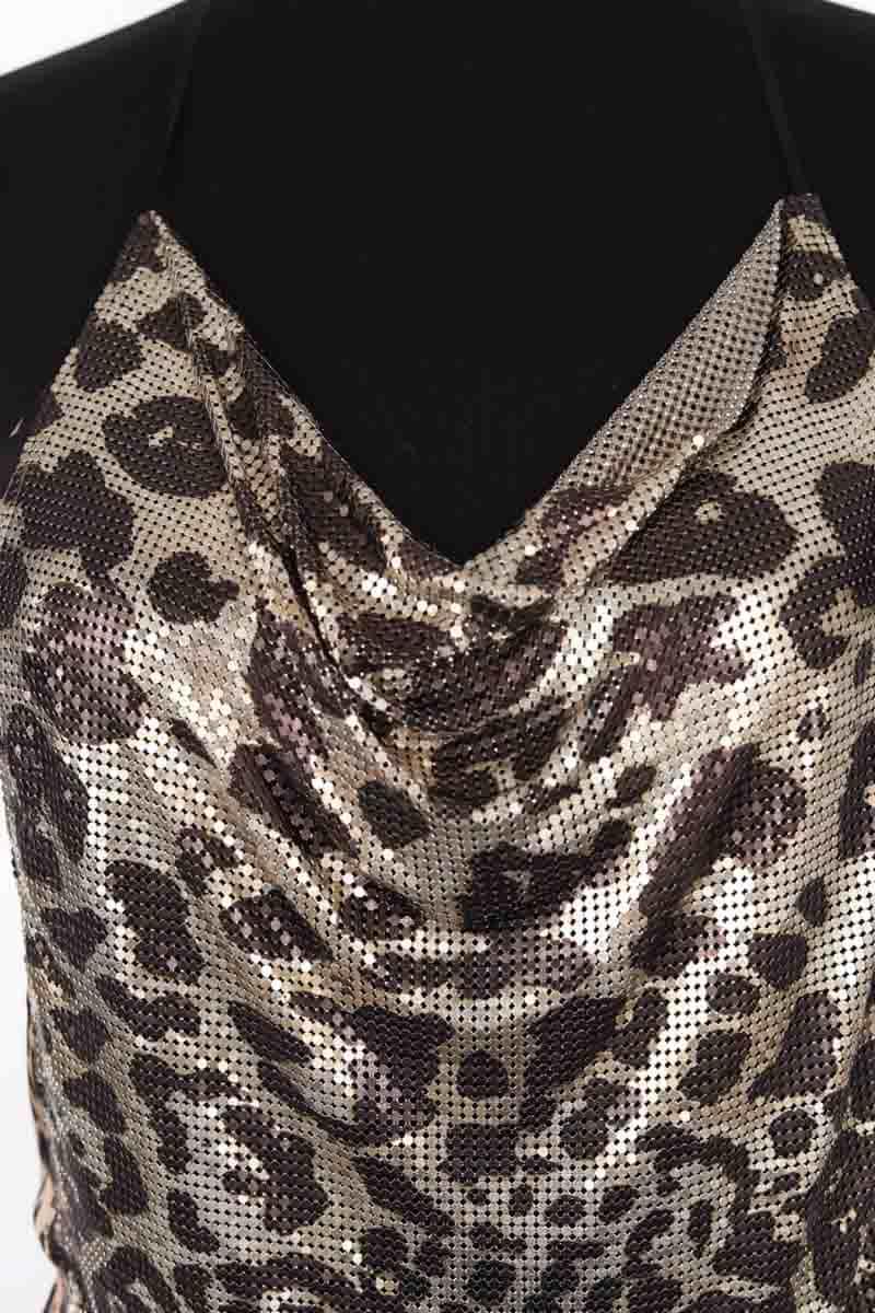 Azawood sleeveless top PACO RABANNE - Seconde Main Brown