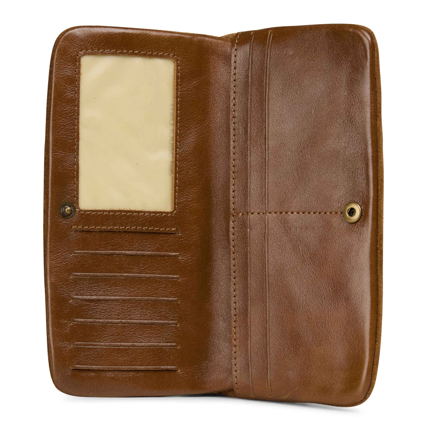 Portefeuille en cuir MILA LOUISE Beige