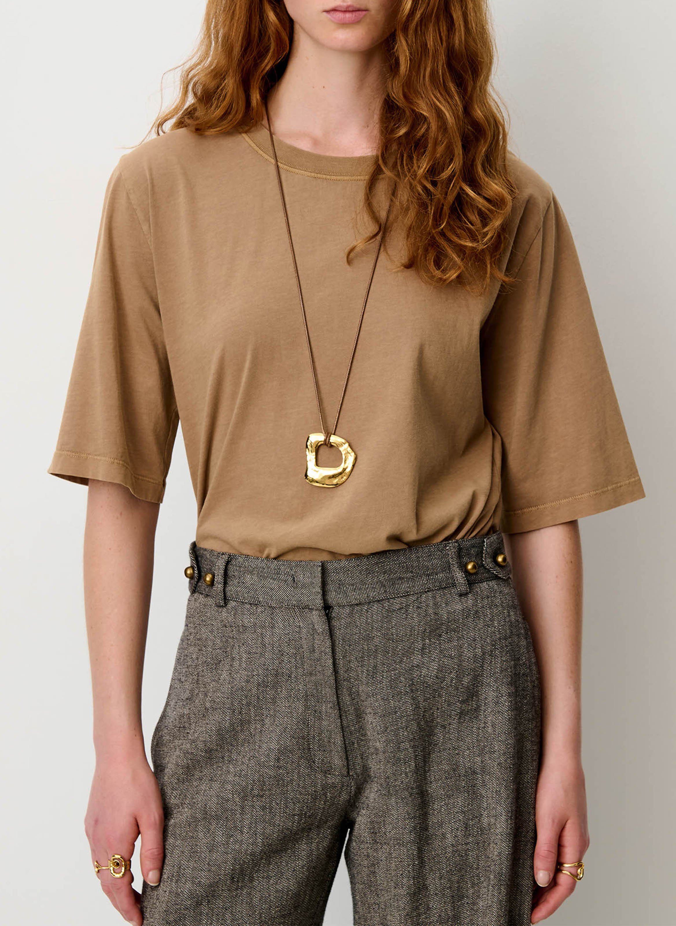 Oversize-Baumwoll-T-Shirt SESSUN