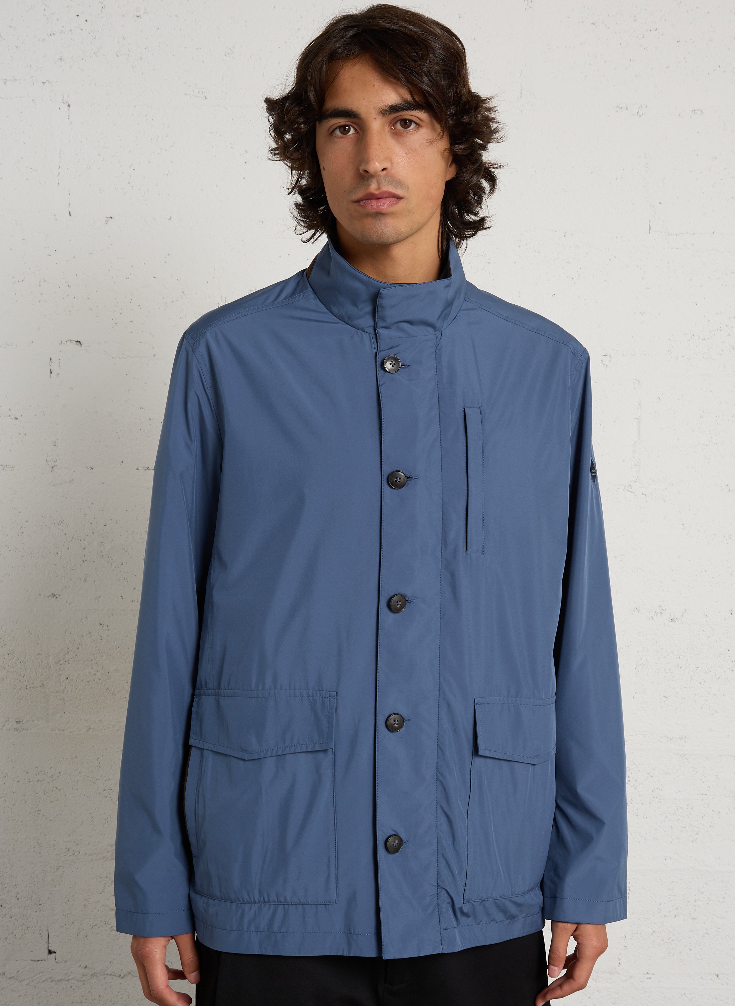 Veste imperméable col montant  HACKETT Bleu