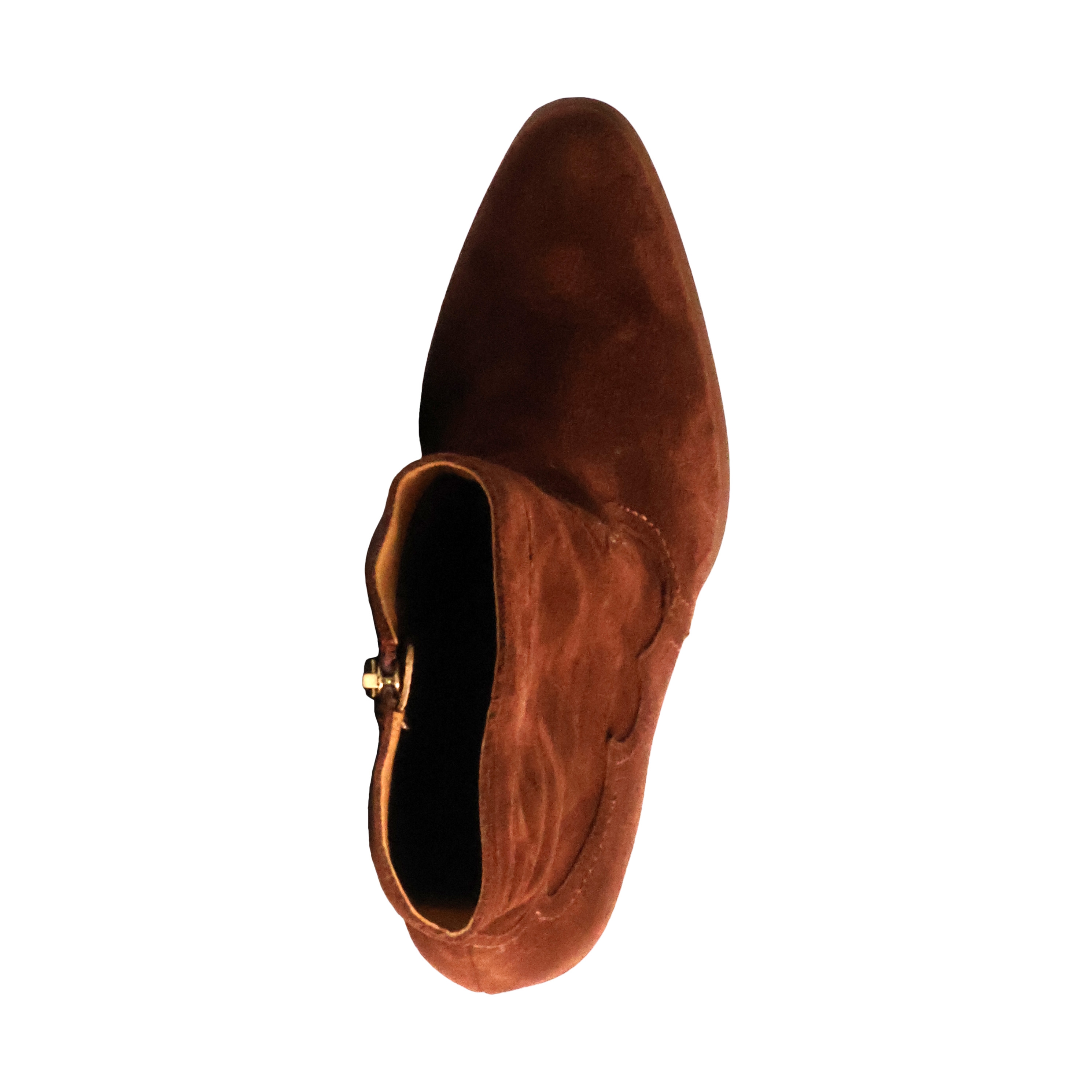 Arizonia leather ankle boot EMILIE KARSTON Brown