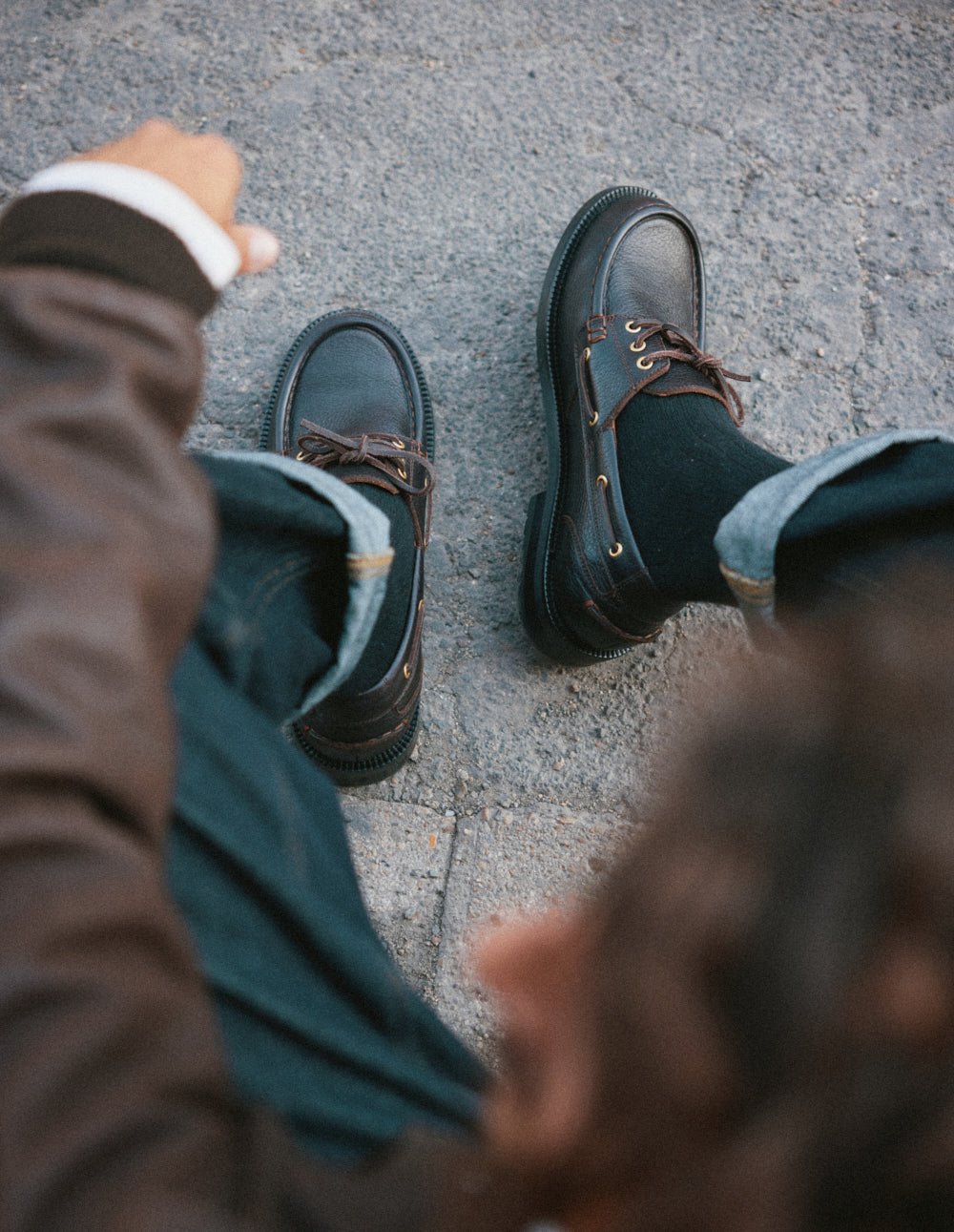 Boat shoes ODAJE Brown