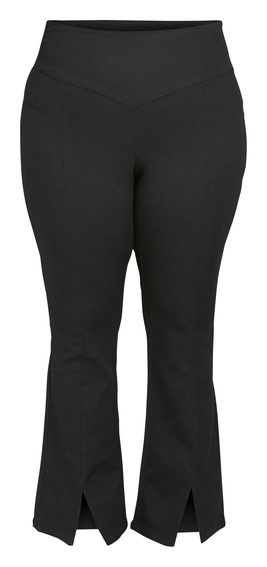 Pantalon évasé en coton  EVOKED Noir