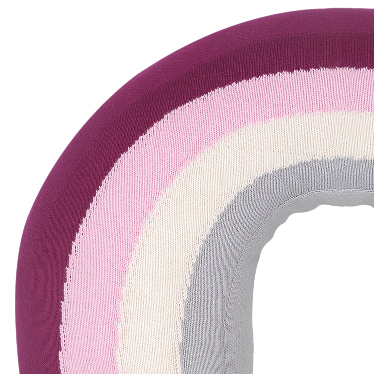 Rainbow cotton cushion KINDSGUT Pink