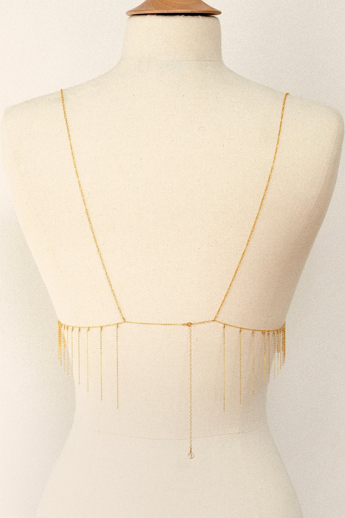 Fringe crop top YAY Golden