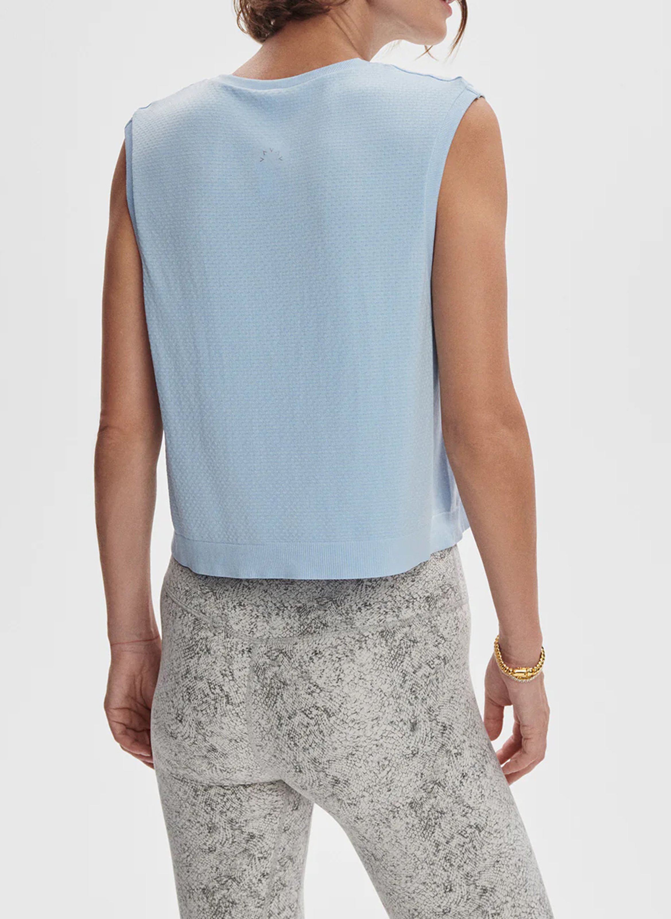 Gerades nahtloses Tanktop VARLEY Blau