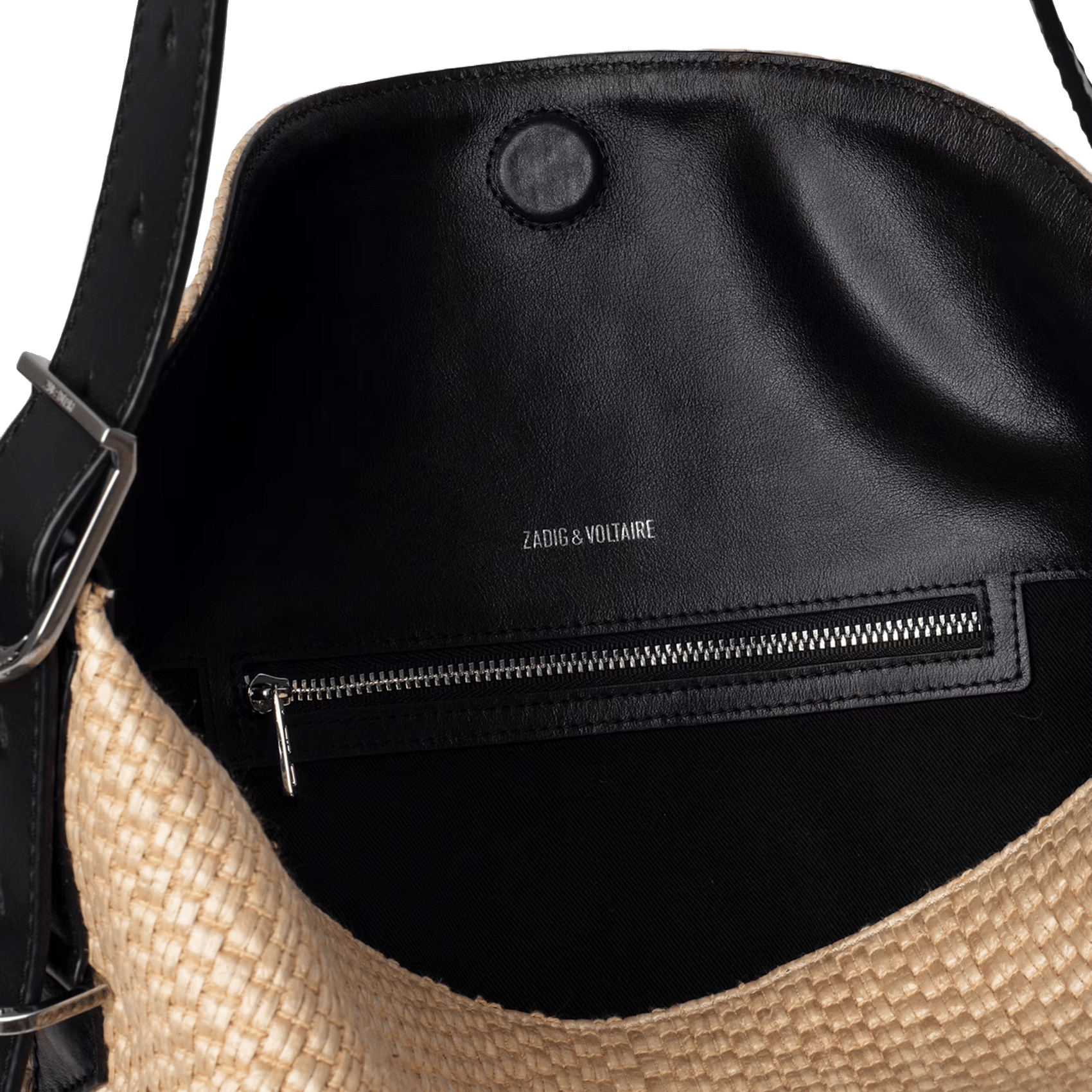 Shoulder bag in blended cotton ZADIG&VOLTAIRE Black
