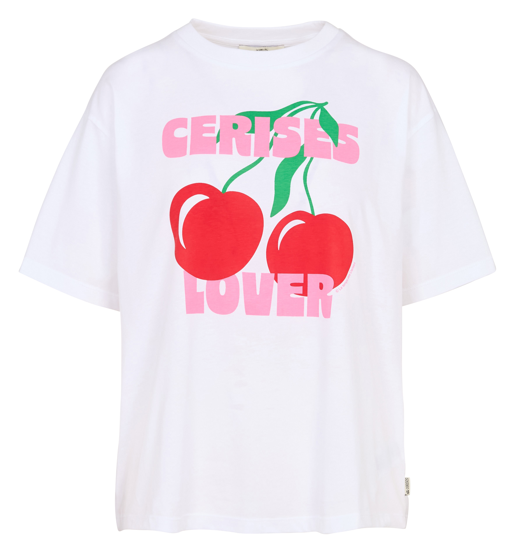 Camiliday round-neck sleeveless cotton top LE TEMPS DES CERISES White