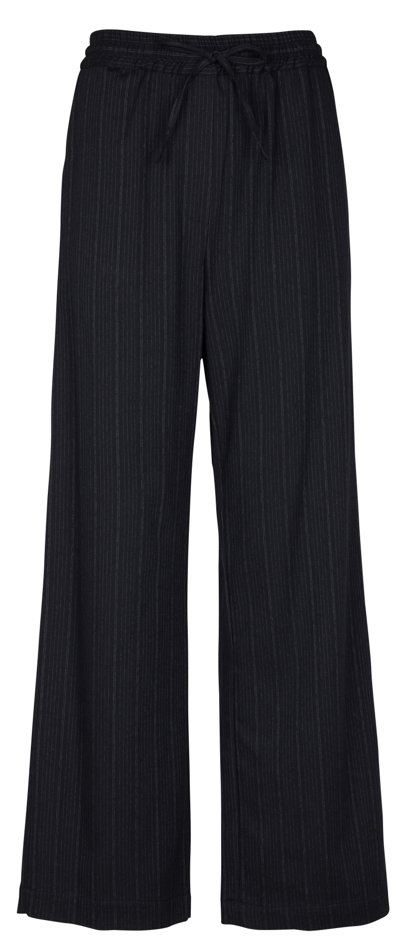 Pantalon taille haute élastiquée à rayures MARGAUX LONNBERG Bleu