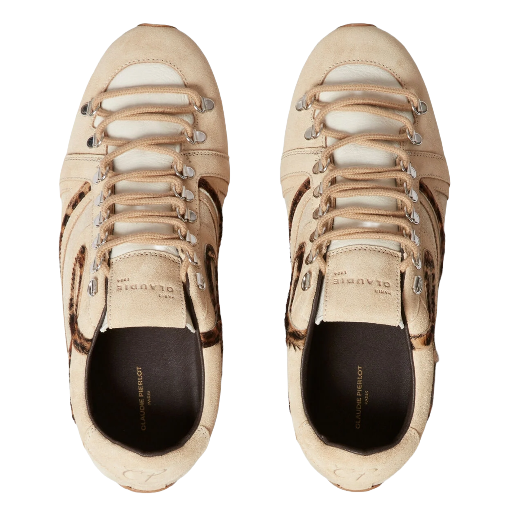 Baskets basses en cuir  CLAUDIE PIERLOT Beige